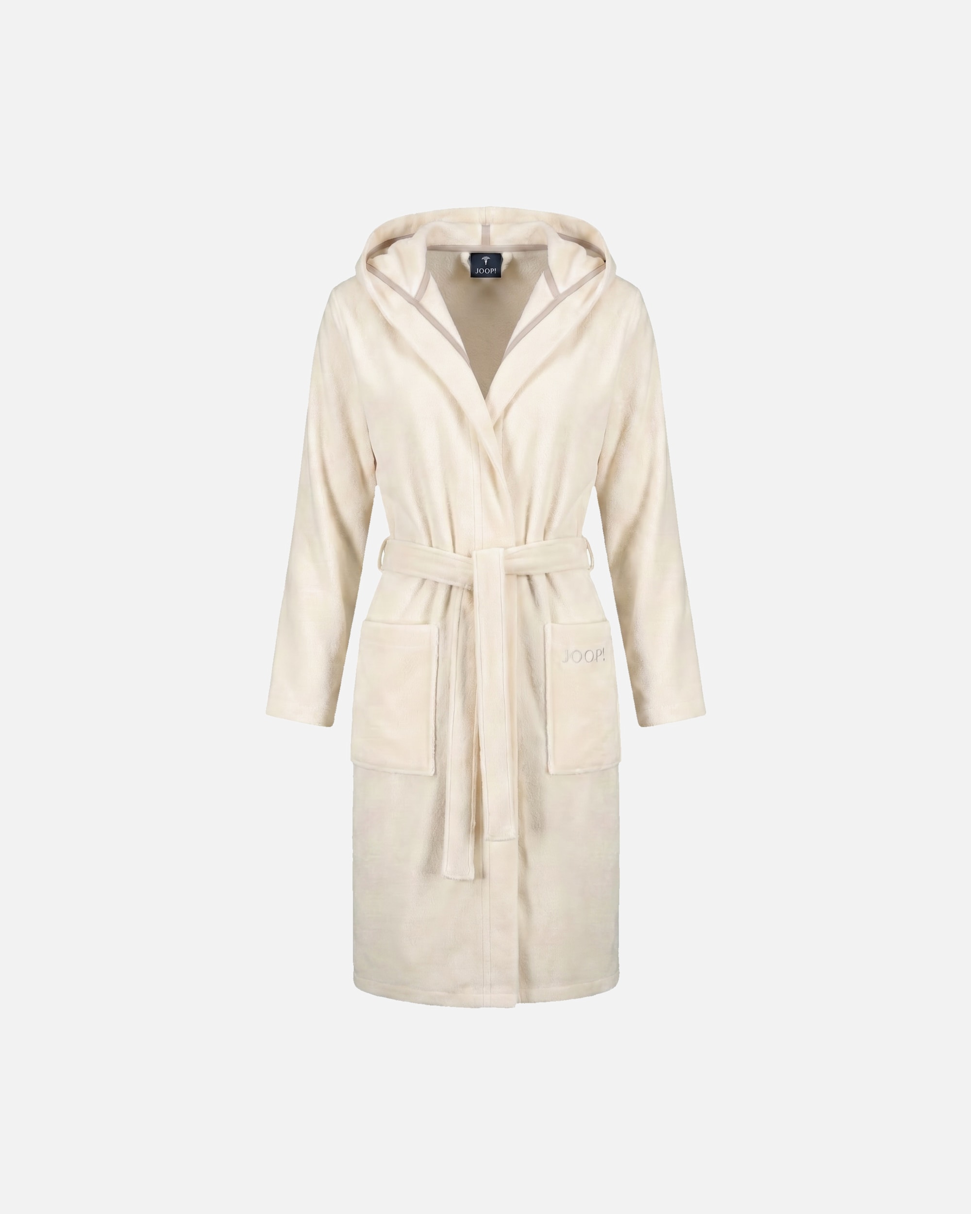 Bademantel für Unisex JOOP! JOOP! Bademäntel Damen Kapuze 1667 Natur - 37 S