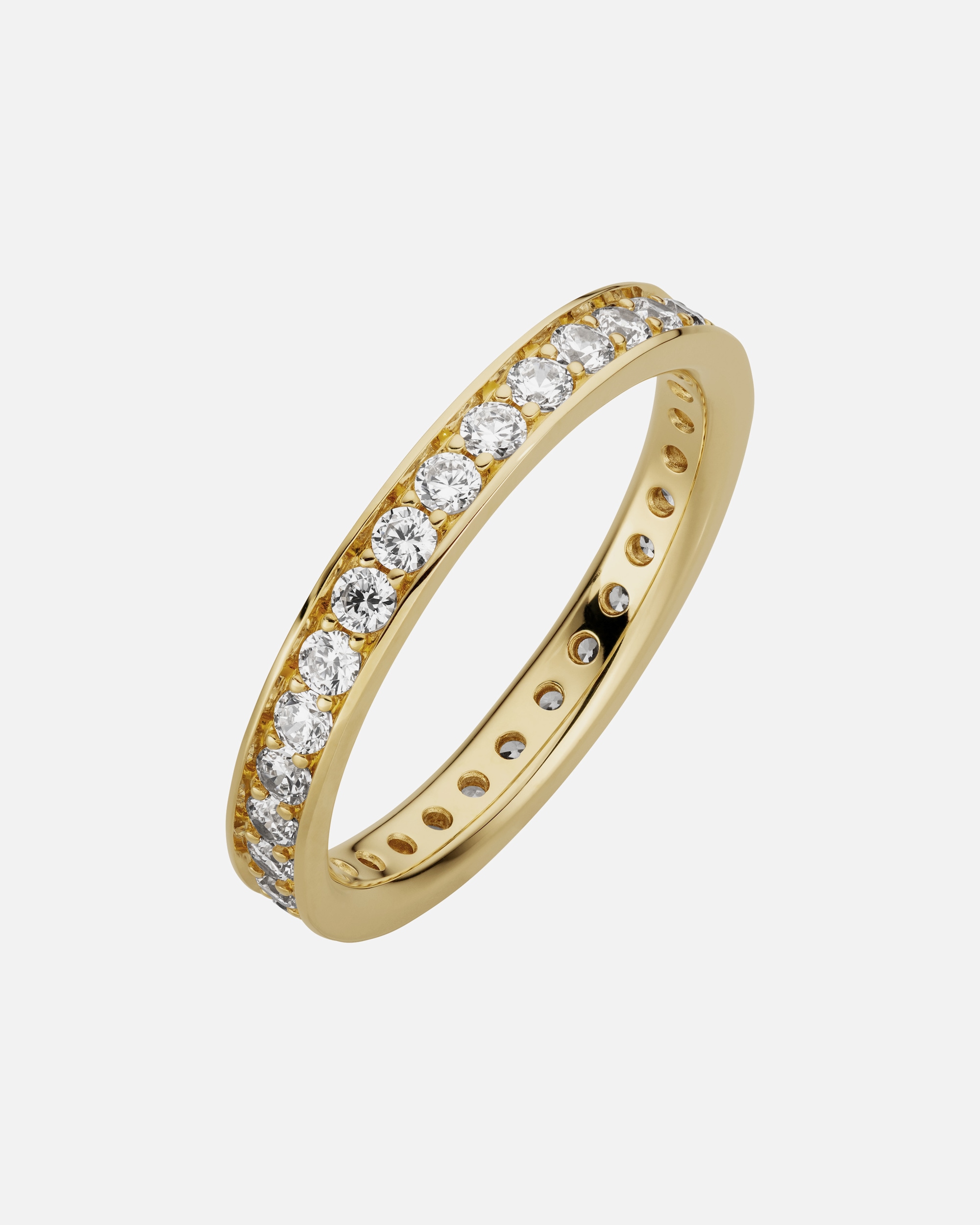 Ring für Weiblich Orolino Ring 333/- Gold Zirkonia weiß 054 (17,2)