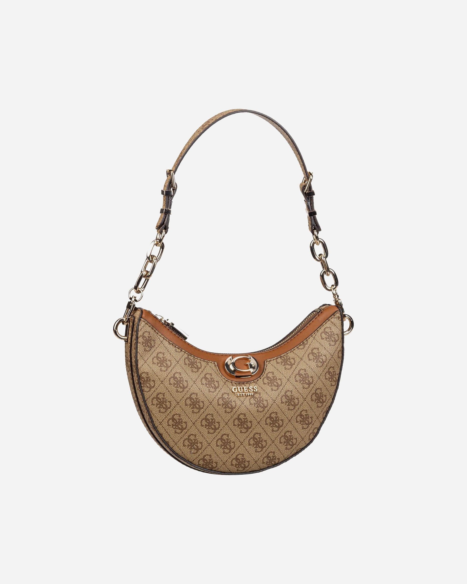 Handtasche für Weiblich Guess Handtasche Orlina Logo Top Zip Latte/Brown