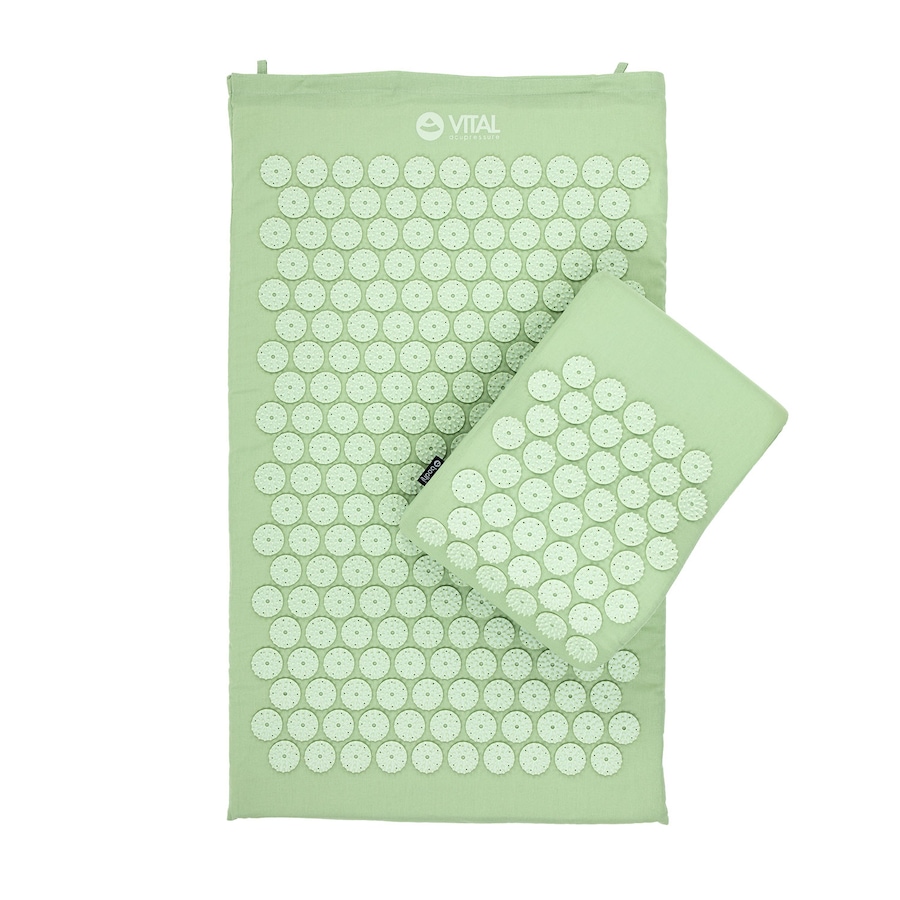 bodhi Vital Akupressur SET pastellgrün, Akupressur-Matte mit Kissen und Tasche Standard | pastellgrün