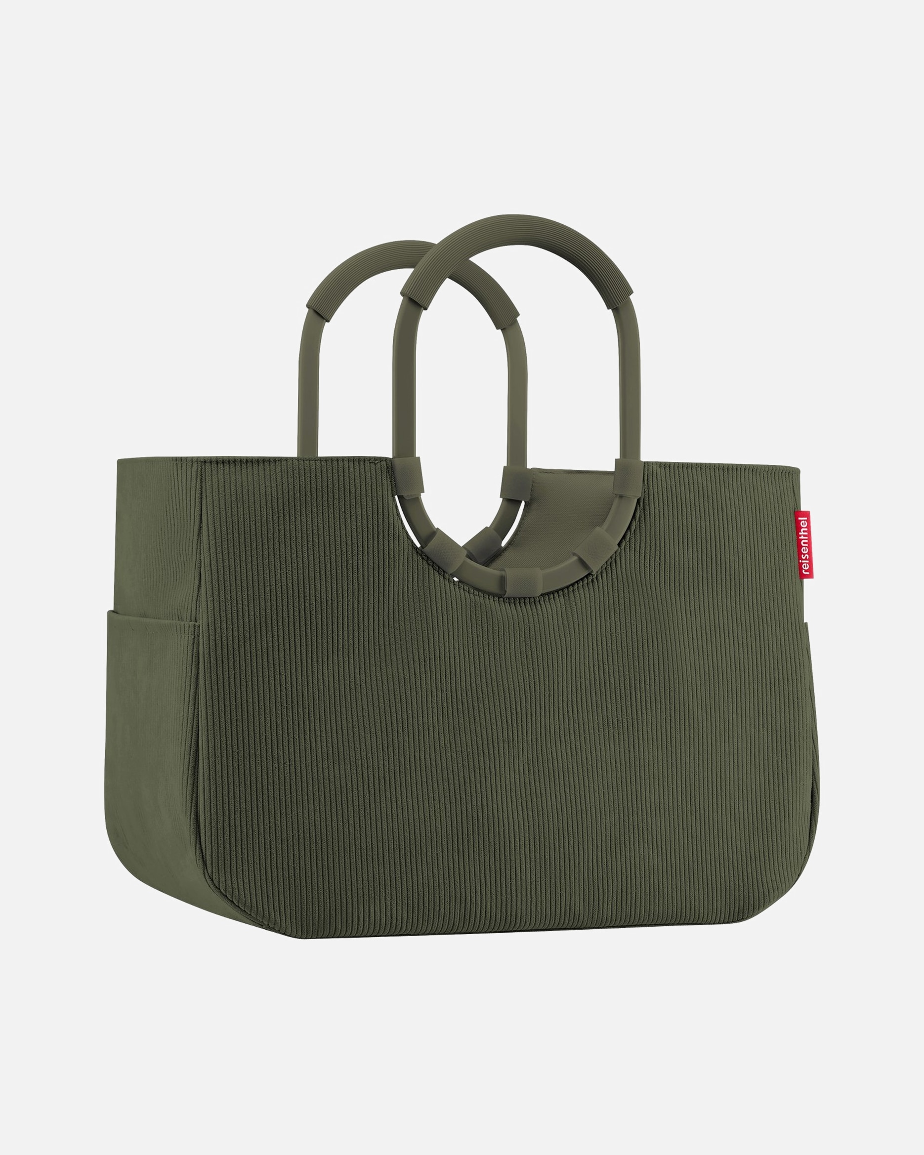 Shopper für Weiblich Reisenthel Einkaufstasche Loopshopper L Cord Dark Matcha
