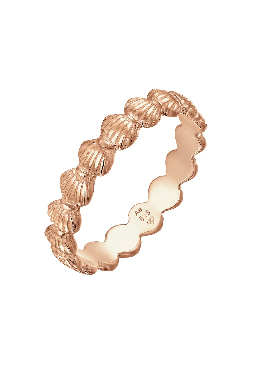 Elli Bandring Muscheln Maritim Beach Look 925 Silber 56 Damen