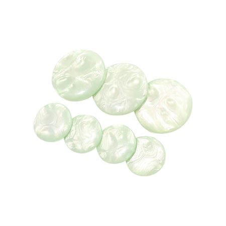 SOHO Opal Haarspange Grün Weiss Damen