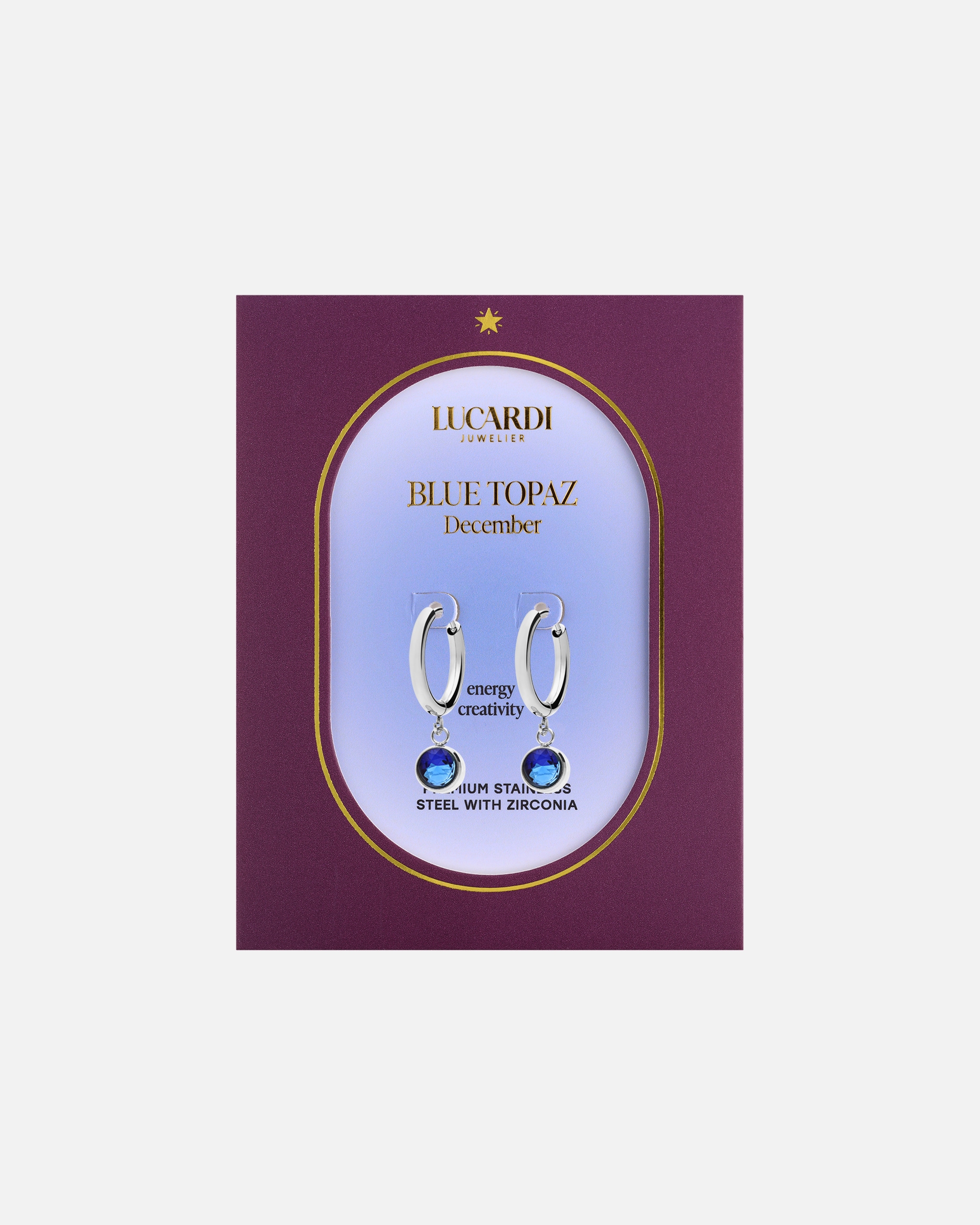 Ohrringe für Weiblich Lucardi Ohrringe Silber - Dezember
