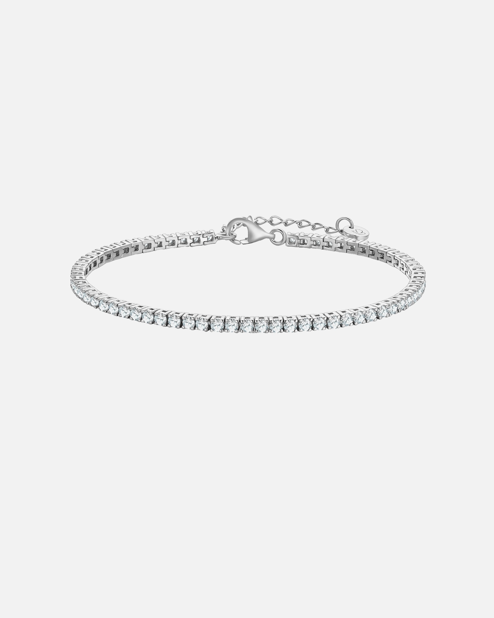 Armband für Weiblich Glanzstücke München Armband aus Messing in Silber mit Zirkonia 17,0 cm Basislänge + 3,0 cm Verlängerung