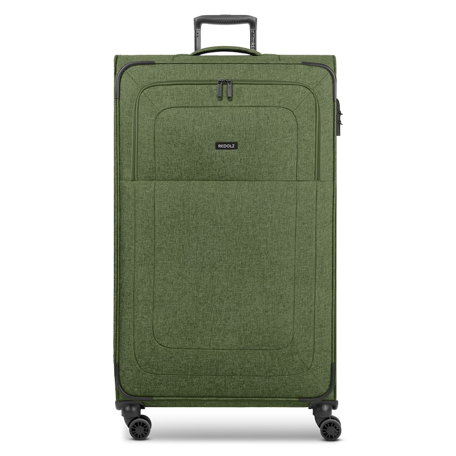 Redolz Essentials 12 4-Rollen Trolley XL 90 cm sehr groß Sondergröße olive Grün Herren