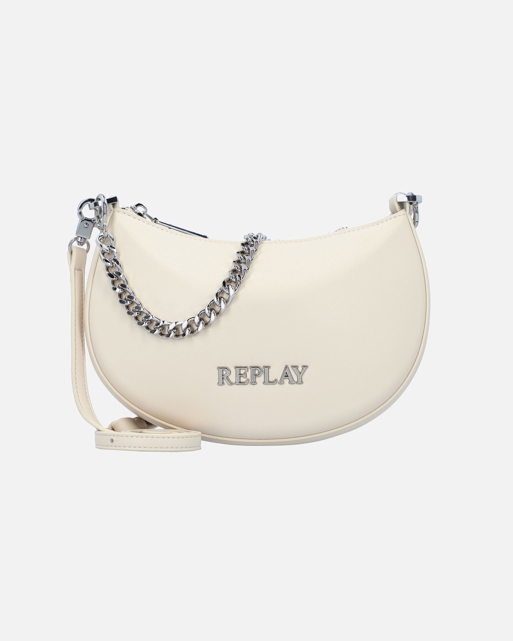 Clutch für Weiblich Replay Schultertasche dirty white