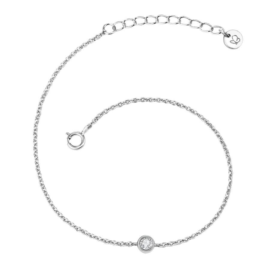 Glanzstücke München Armband Sterling Silber Topas in 17,0 cm Basislänge + 3,0 Verlängerung Damen