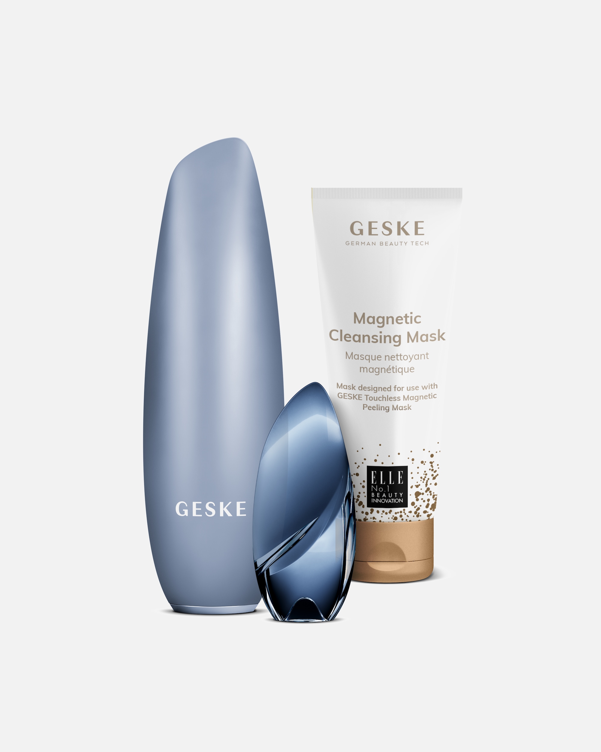 Multifunktionsgerät für Unisex GESKE Touchless Magnetic Peeling Mask 5in1 + 1x Magnetic Cleansing Mask Midnight