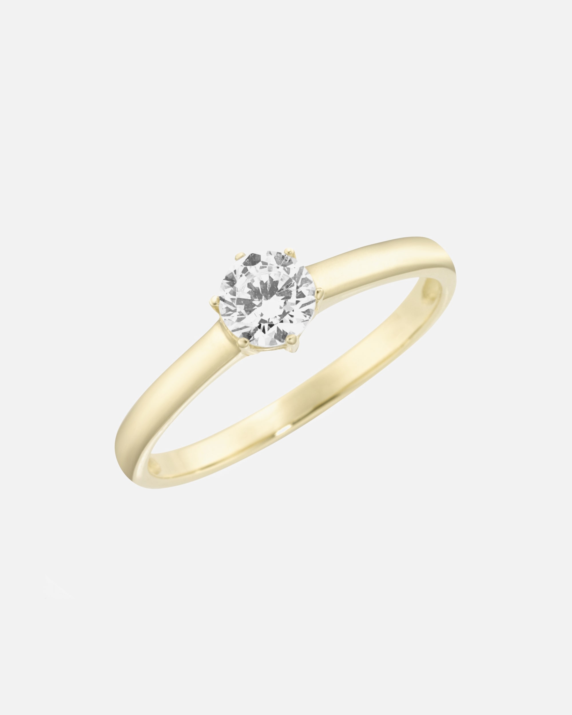 Ring für Weiblich Luigi Merano Ring mit Zirkonia, Gold 375 54