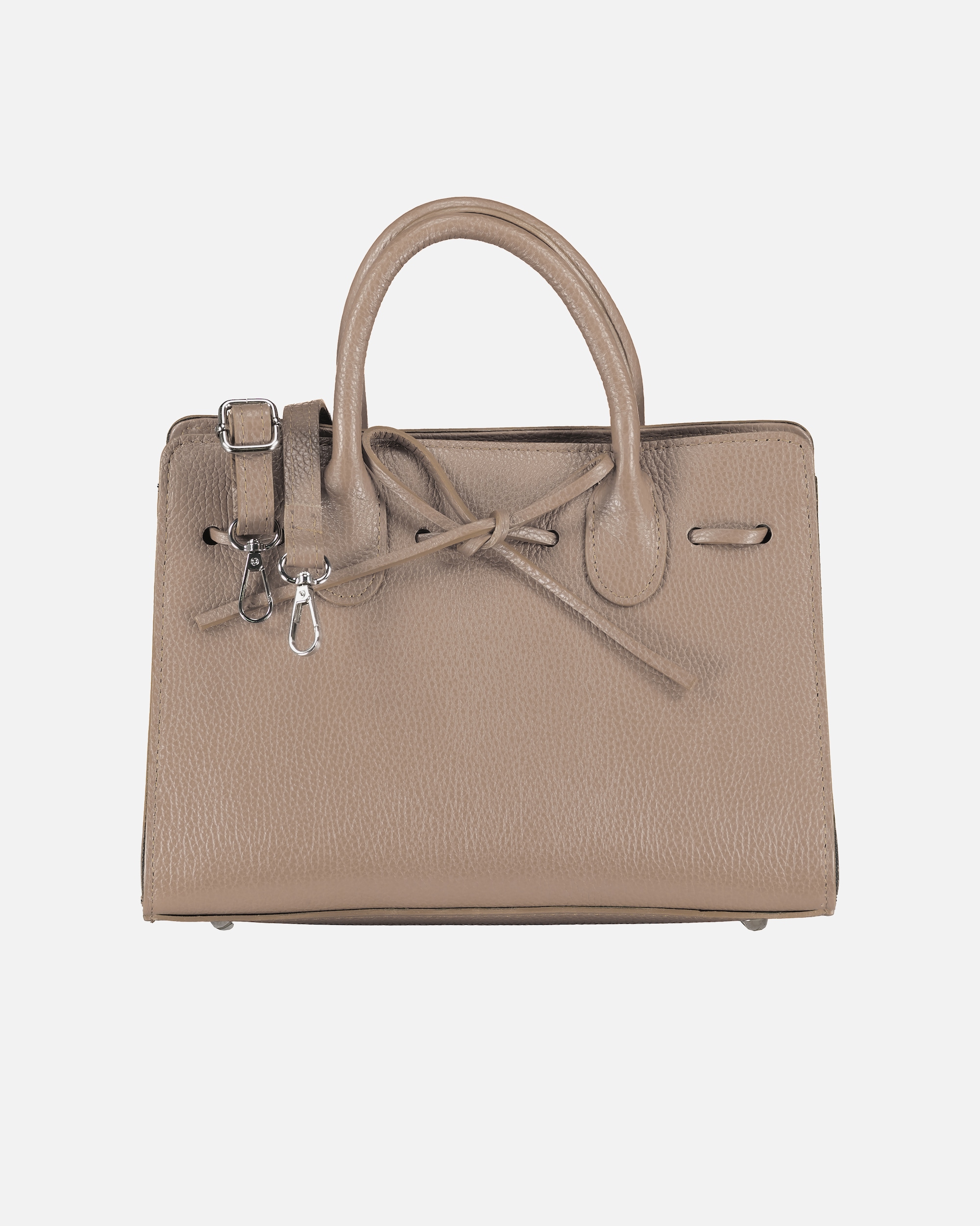 Handtasche für Weiblich Hausfelder Manufaktur Handtasche Dollaro Taupe