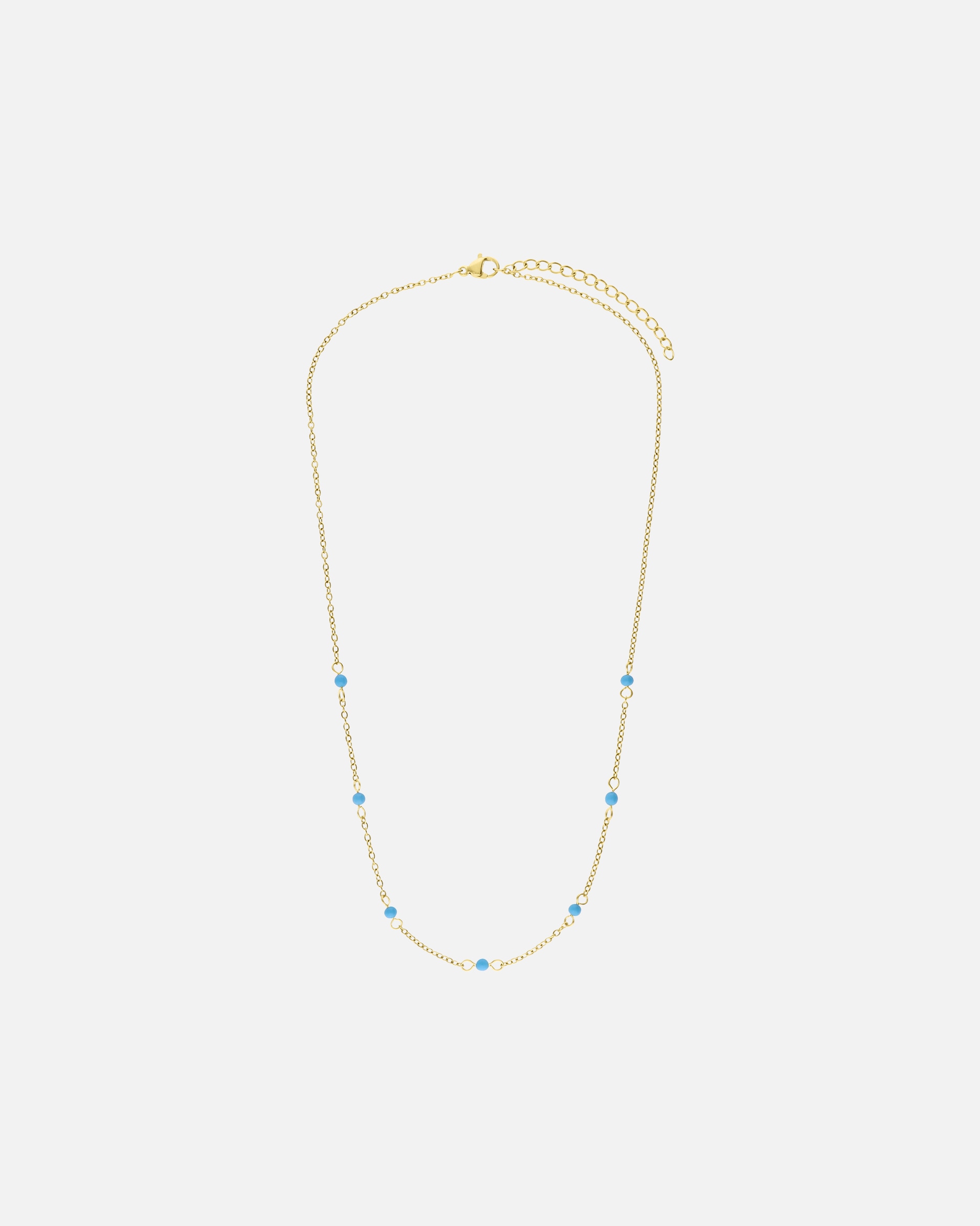 Halskette für Weiblich Lucardi Halskette Stahl 45 cm - Silberfarbig Gold