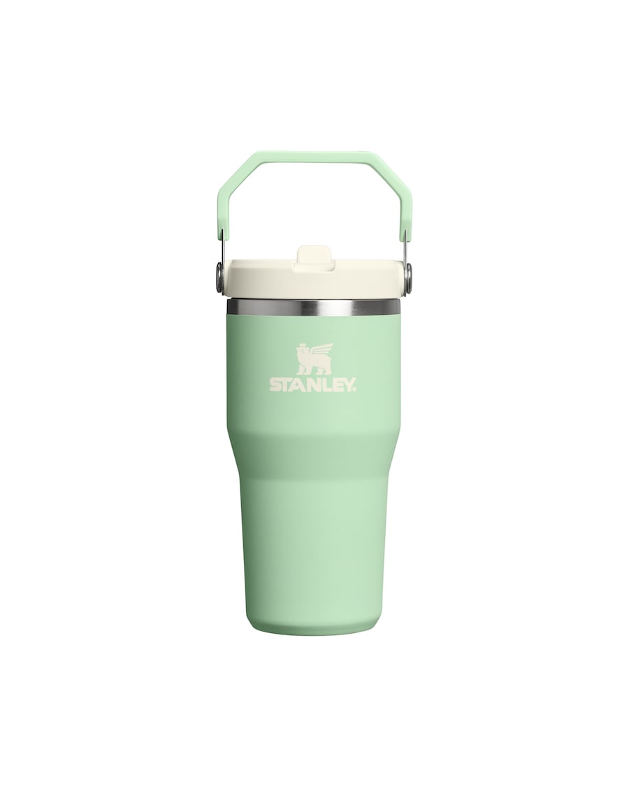 Stanley 1913 Thermobecher - 0,89L ICEFLOW FLIP STRAW BOTTLE 2.0 Pistachio Silber