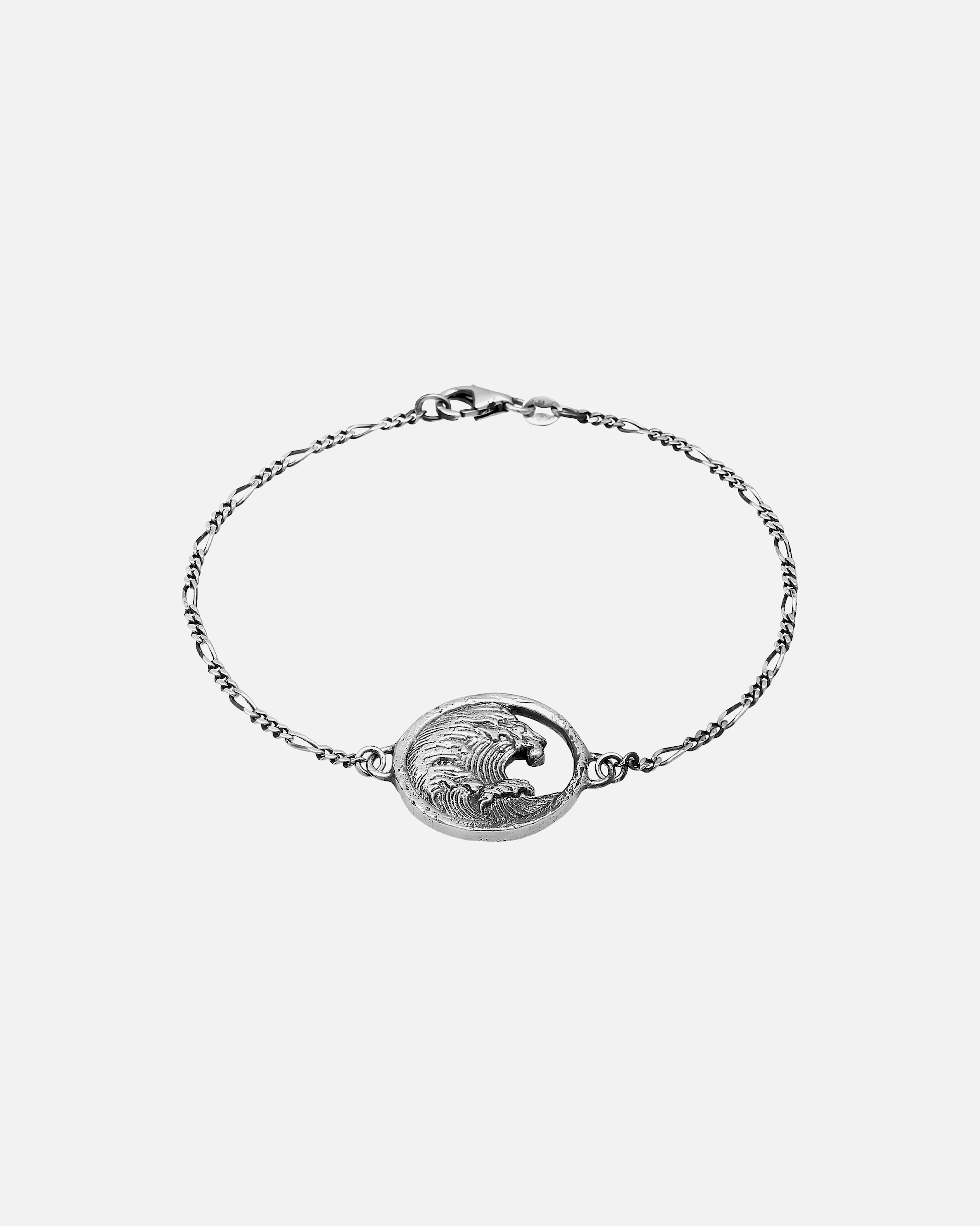 Armband für Männlich Haze & Glory Default Brand Line Münze - Tide Welle Maritim 925 Silber 18