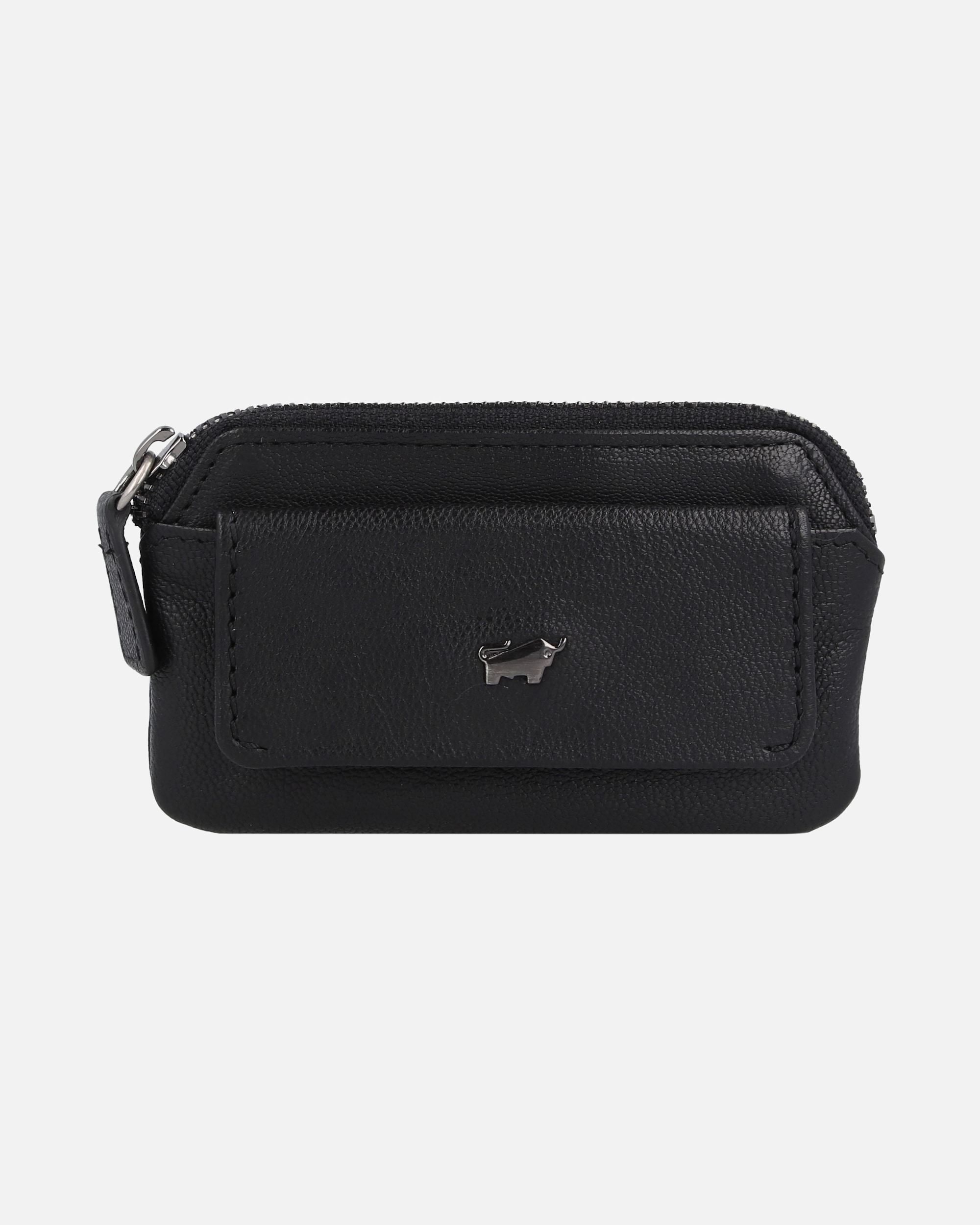 Etui für Weiblich Braun Büffel Anna Schlüsseletui schwarz