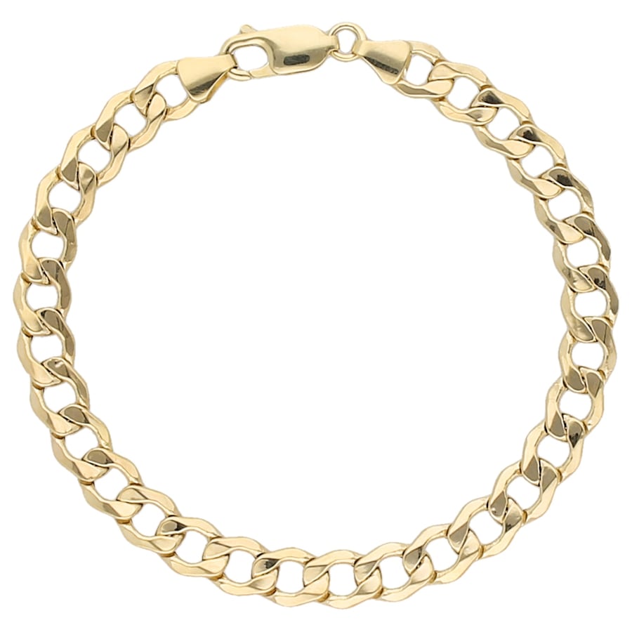 Luigi Merano Armband Panzerarmband, Gold 585 19 cm Damen