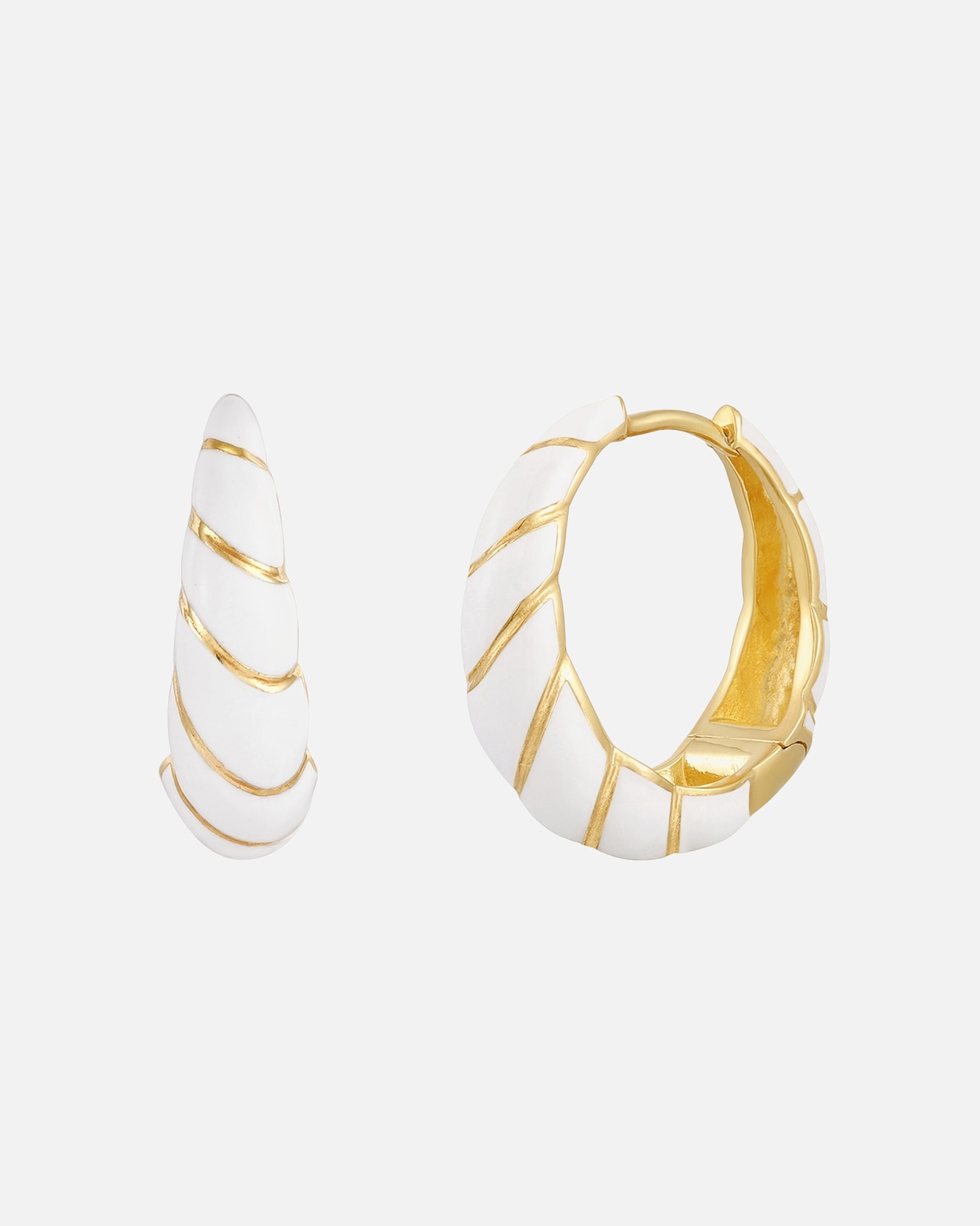 Creolen für Weiblich Glanzstücke München Creolen aus Sterling Silber in gelbgold 20,6 mm