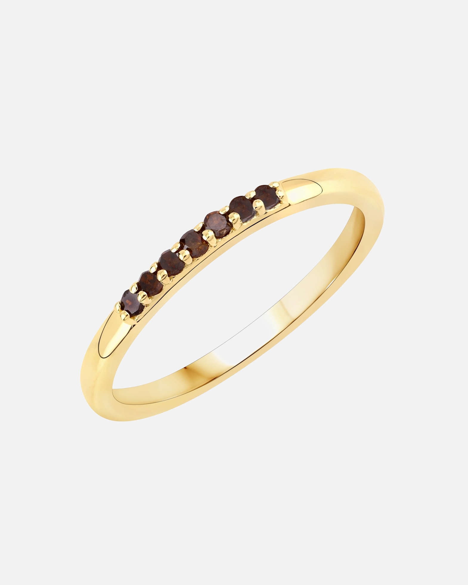Ring für Weiblich Rafaela Donata Ring Sterling Silber Diamant in Gelbgold 52