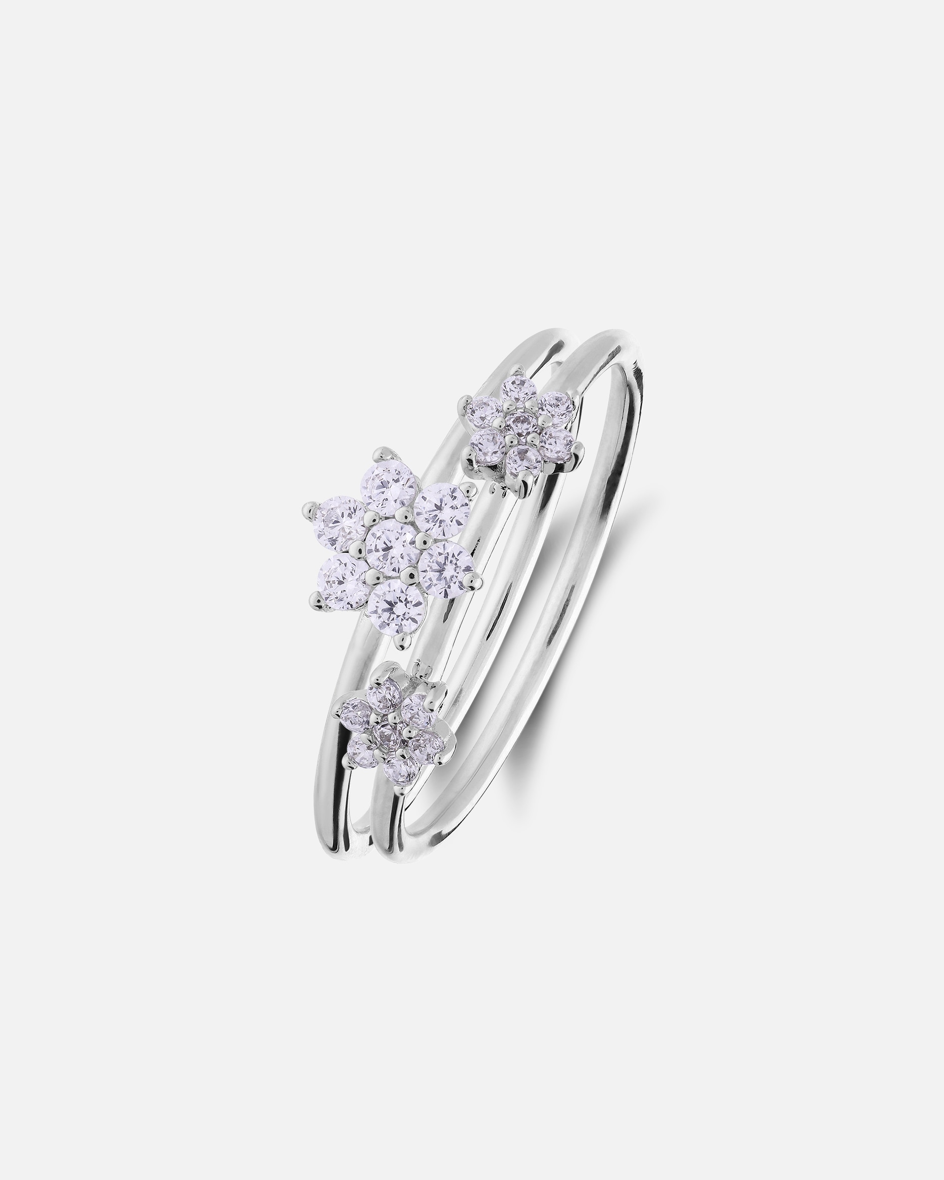 Ring für Weiblich Lucardi Ring - 925 Silber Silber - 52mm