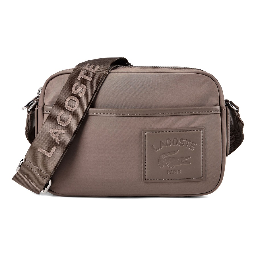 Lacoste Classics Umhängetasche morel Grau Herren