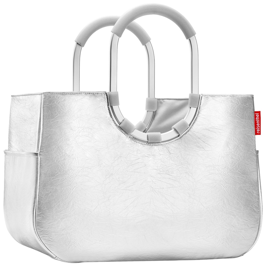 Reisenthel Einkaufstasche loopshopper L Silver Crackle Silber Damen