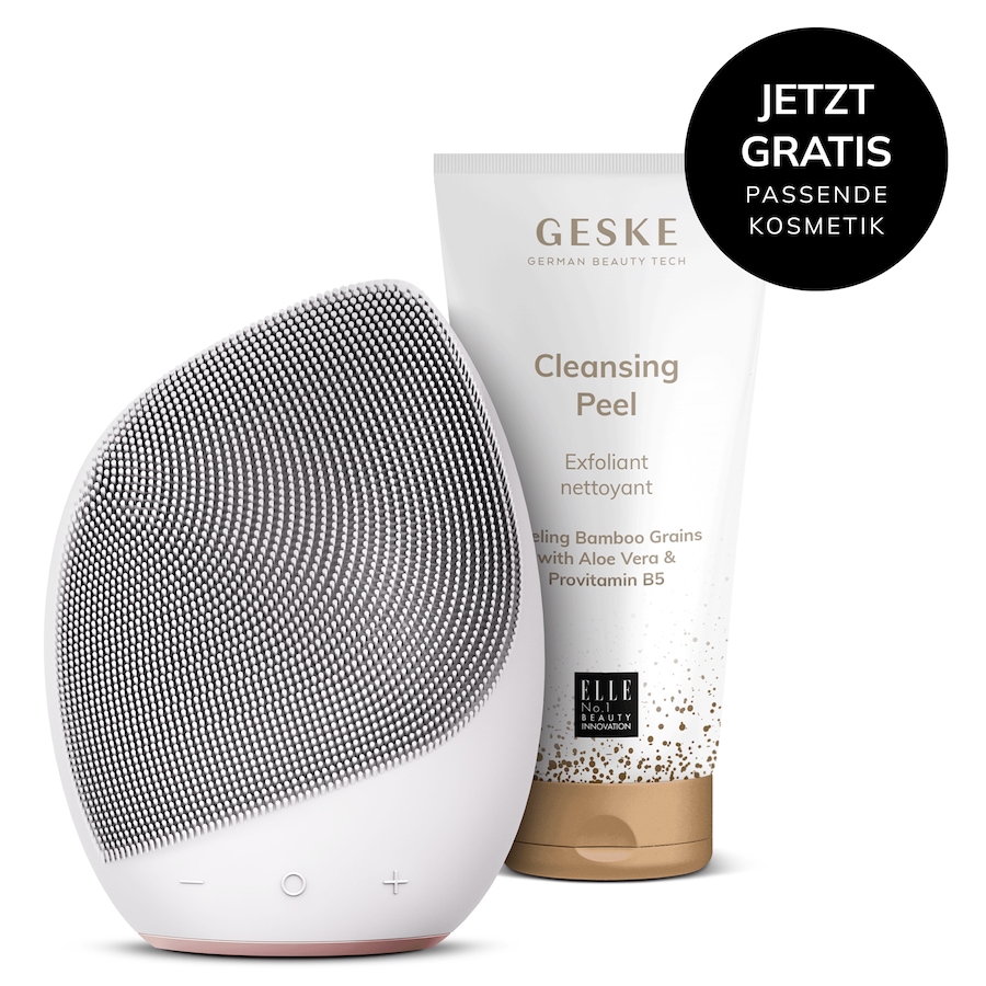 GESKE Sonic Facial Brush | 5 in 1 Farbe: Starlight + Gratis Kosmetik