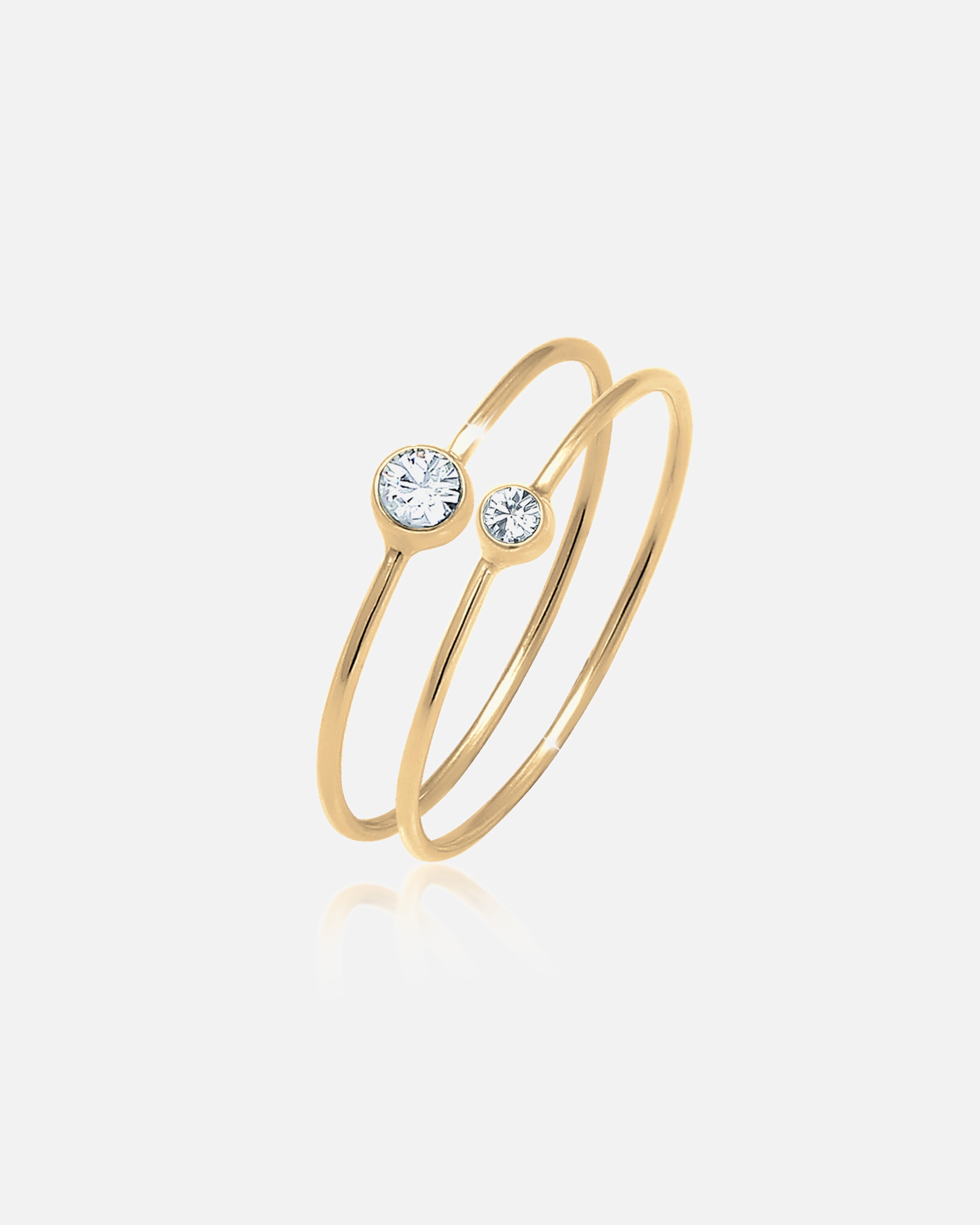 Ring für Weiblich Elli Set 925 Silber, mit Kristallen von Swarovski® 64