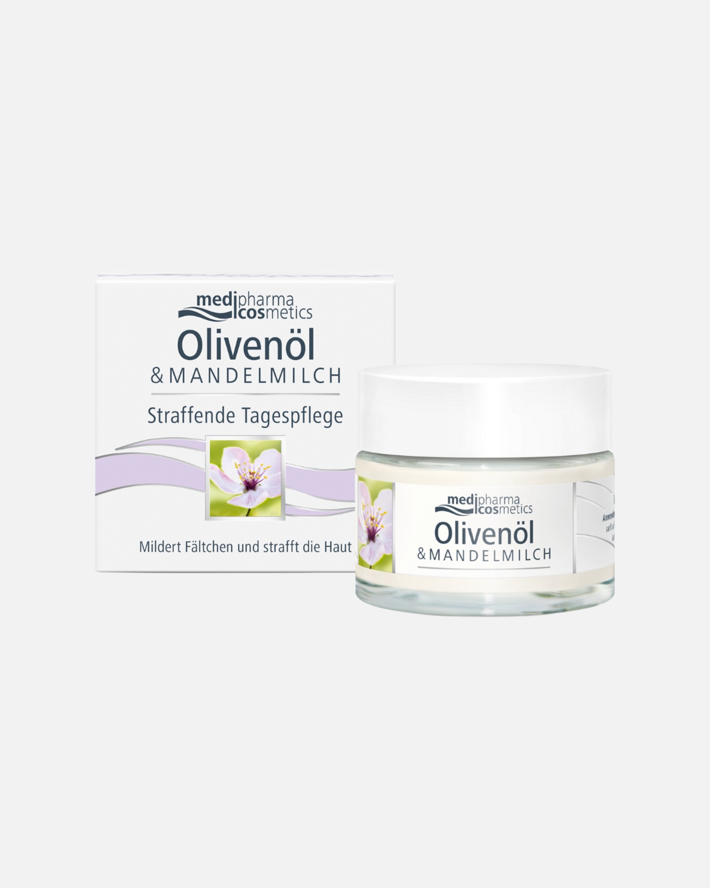 Tagescreme für Unisex medipharma Cosmetics Olivenöl & Mandelmilch Straffende Tagespflege 50 ml 50 ml