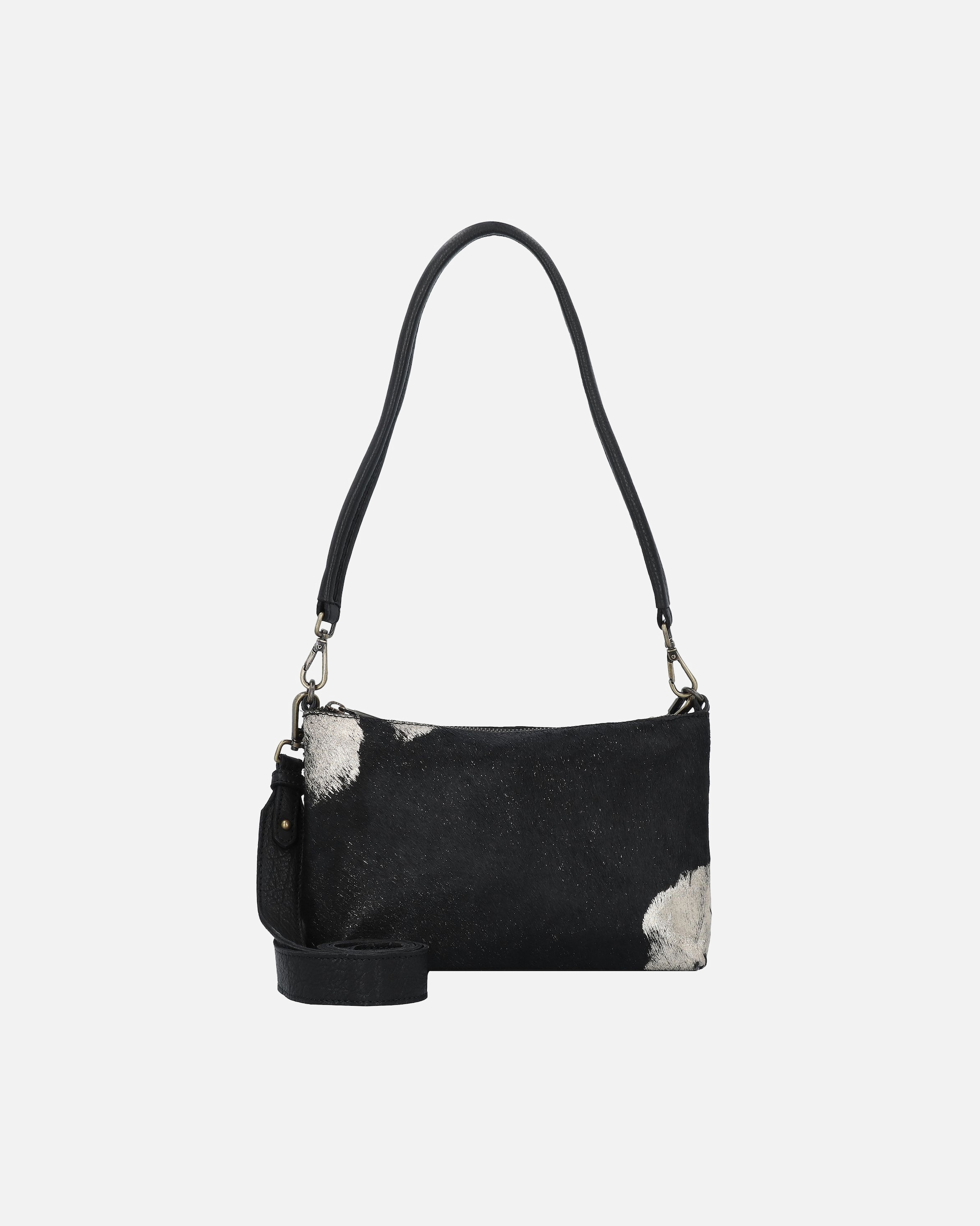 Handtasche für Weiblich Cowboysbag Westerville Schultertasche black-gold hair on