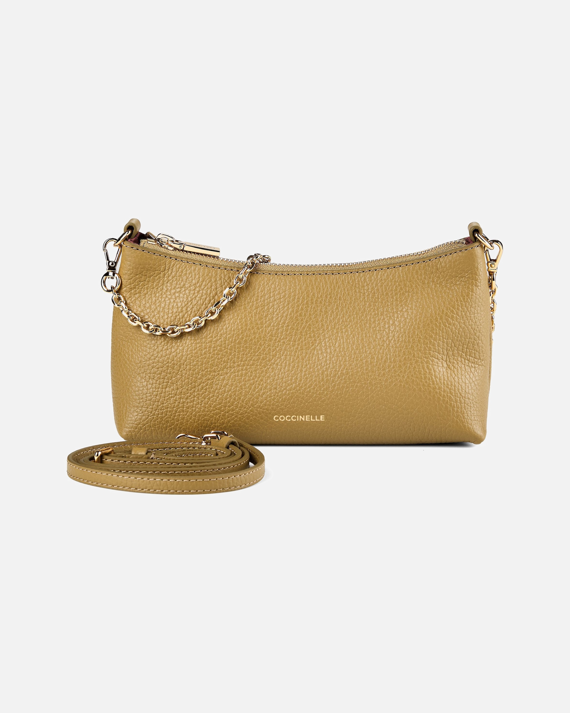 Umhängetasche für Weiblich Coccinelle Umhängetasche Aura seagrass