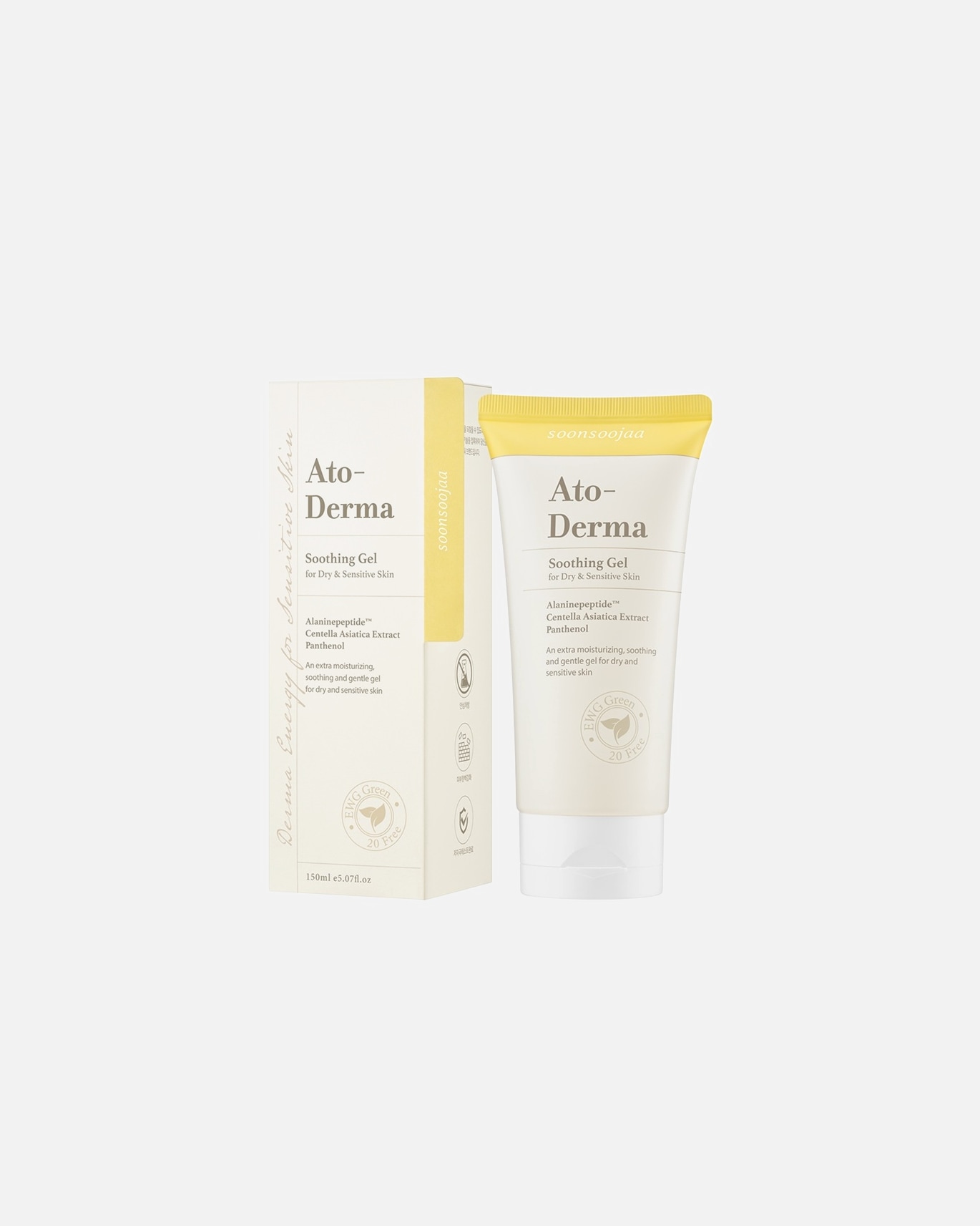 Gesichtsgel für Unisex Soonsoojaa Default Brand Line Ato-Derma Beruhigendes Gel 150 ml
