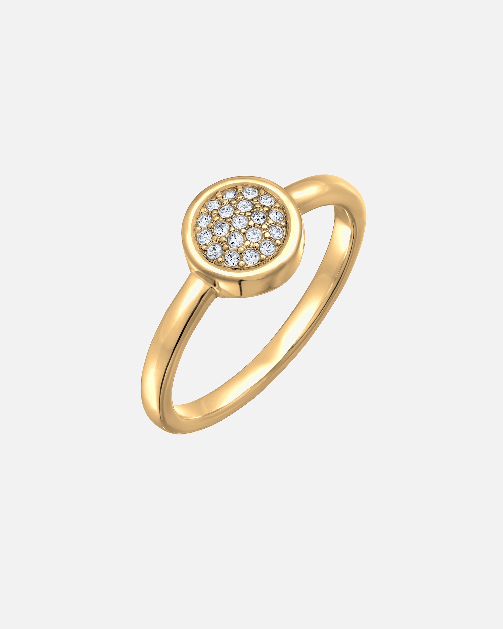 Ring für Weiblich Elli Kristalle Elegant Solitäre Farbe Silber für Dame 54