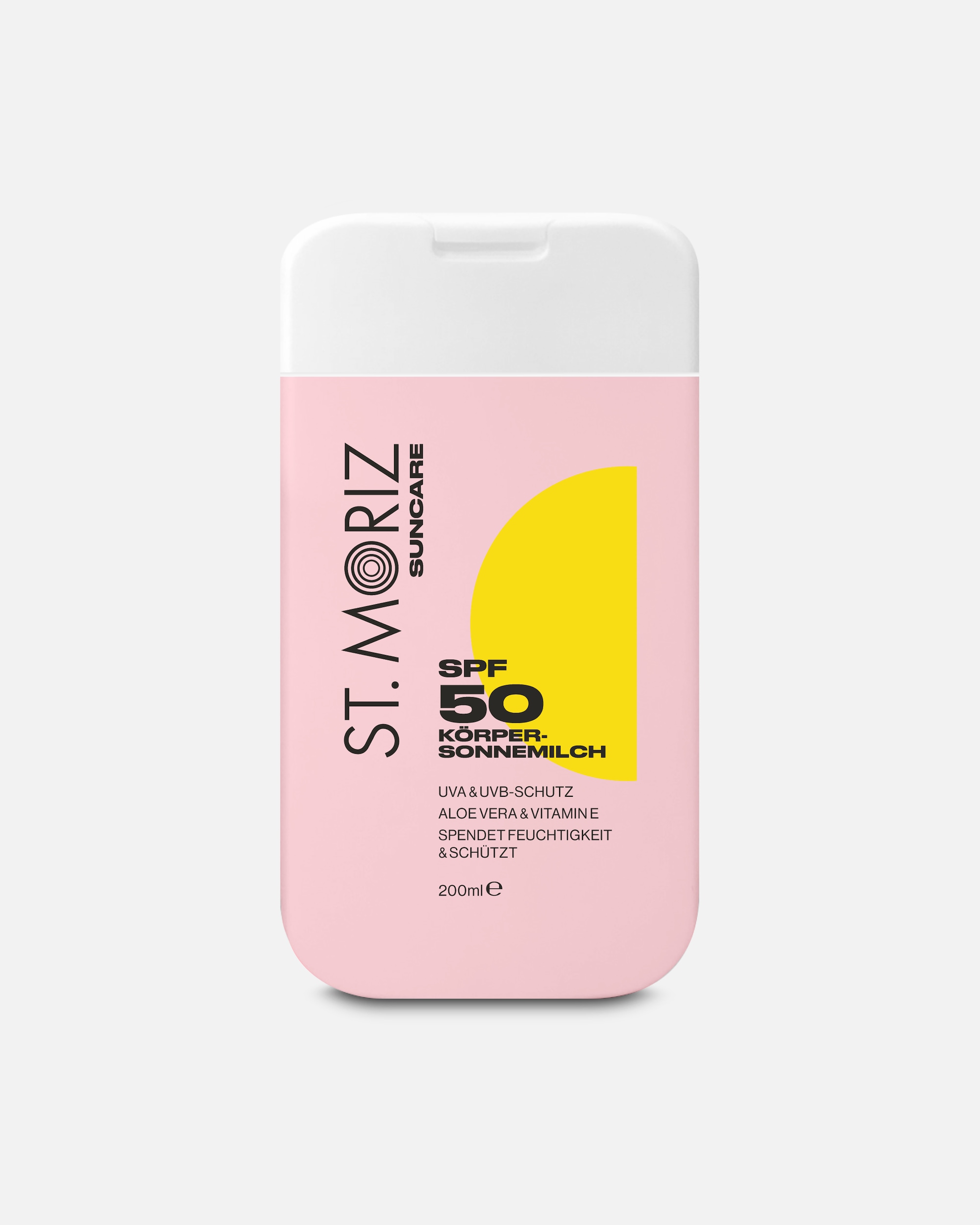 Sonnencreme für Unisex St. Moriz Suncare -Körper-Sonnenmilch SPF 50 200ml