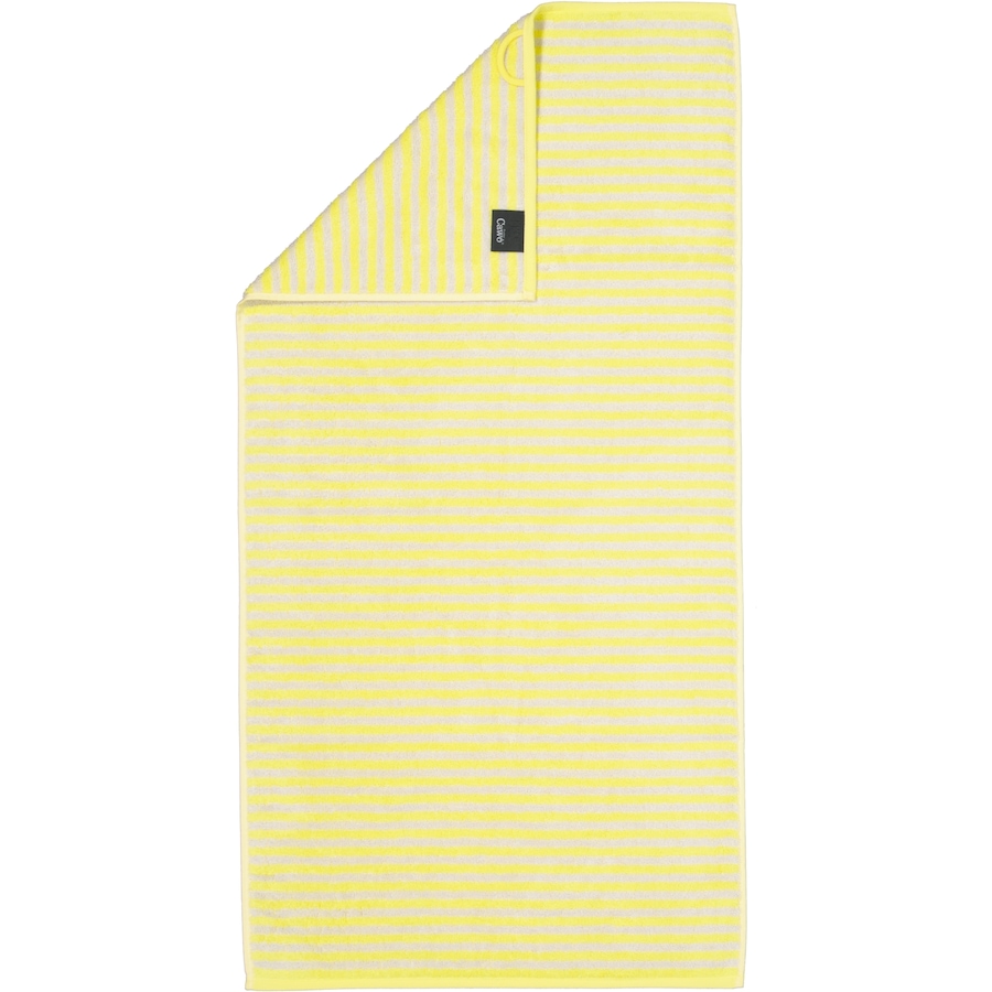 Cawö Handtücher Campus Ringel 955 lemon - 57 Handtuch 50x100 cm Nude