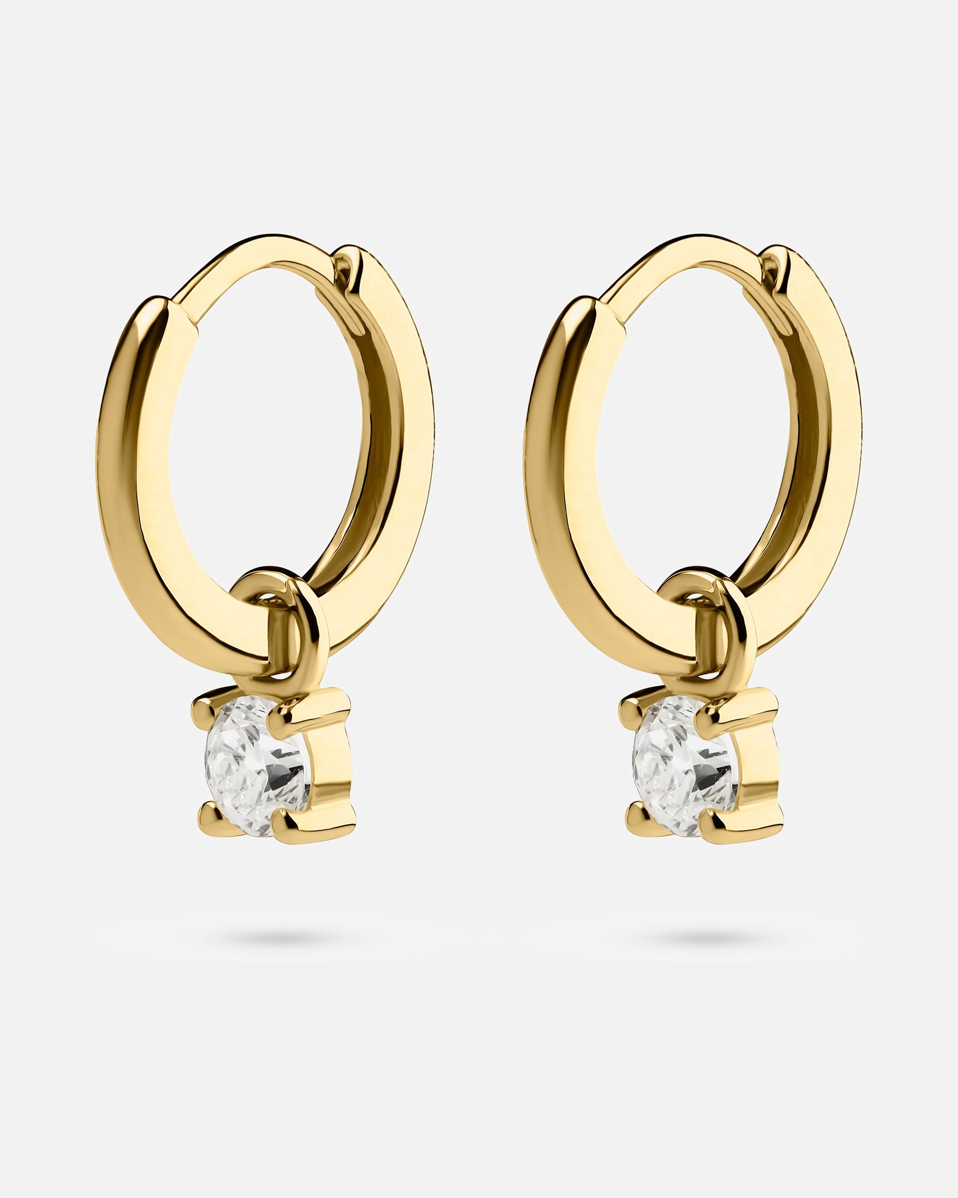 Ohrringe für Weiblich FAVS Creolen-Anhänger 375er Gelbgold One Size