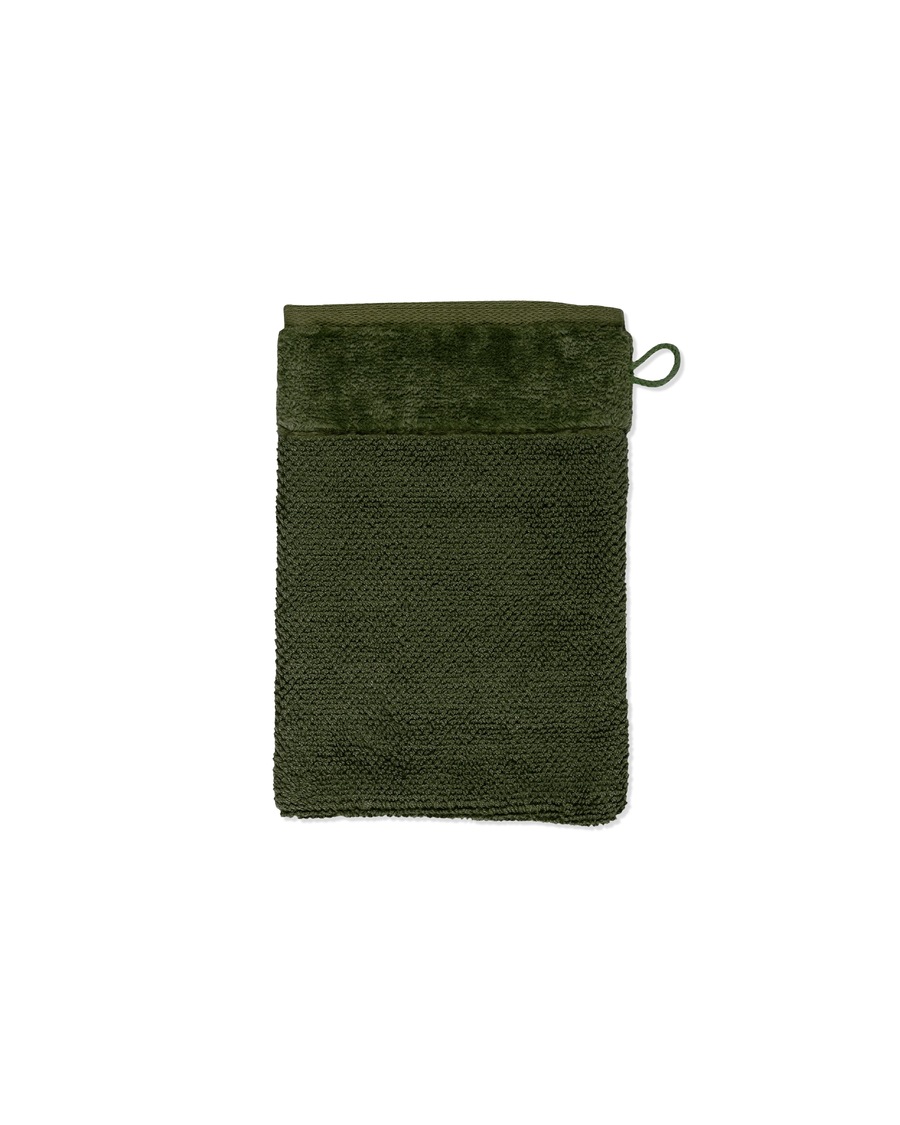 Möve Waschhandschuh Bamboo Luxe olive