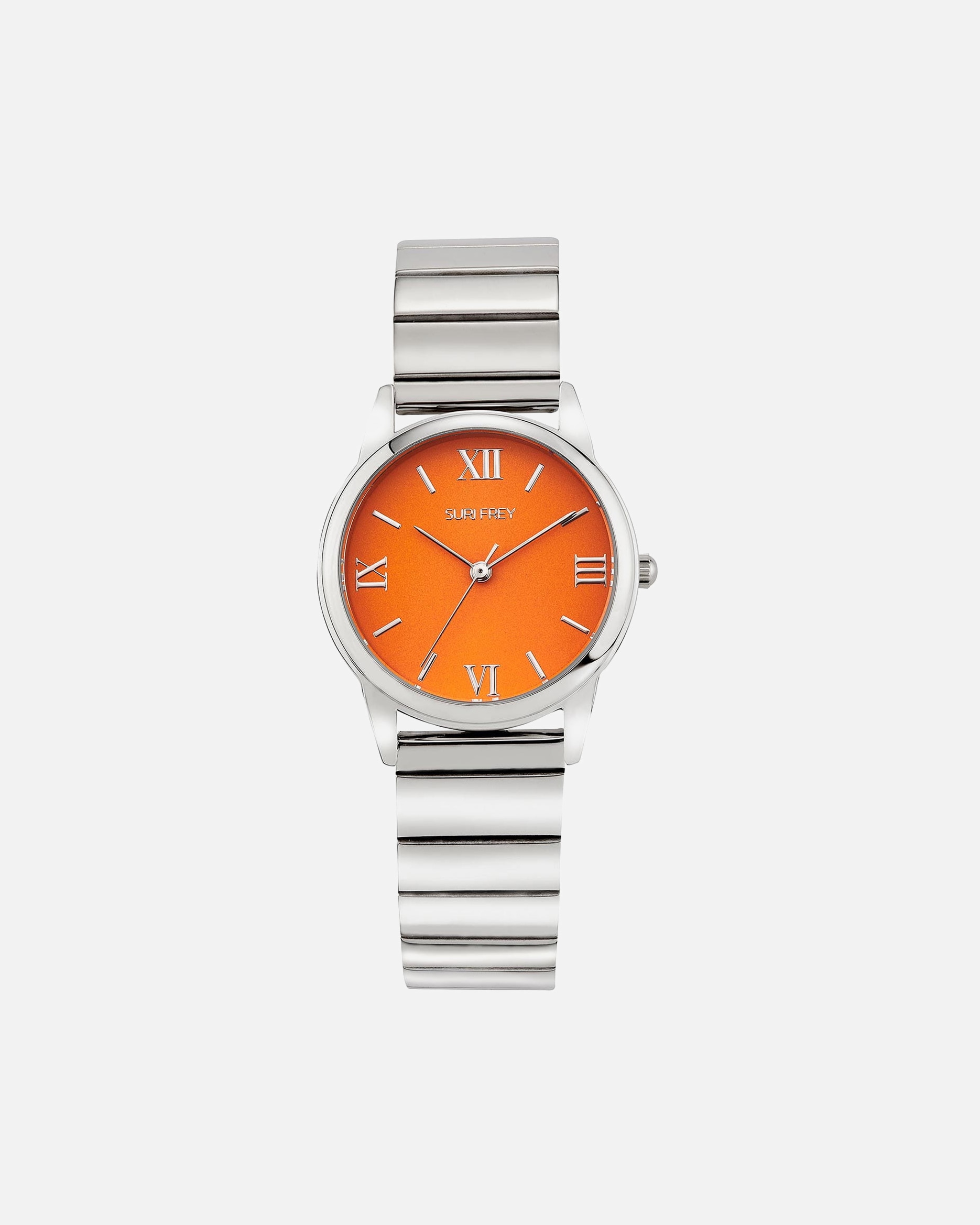 Uhr für Weiblich SURI FREY Armbanduhr Jessy silber orange