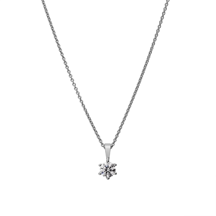 Lyomi Anhänger mit Kette 585/- Gold Diamant Lab Grown weiß 0,50ct. Damen