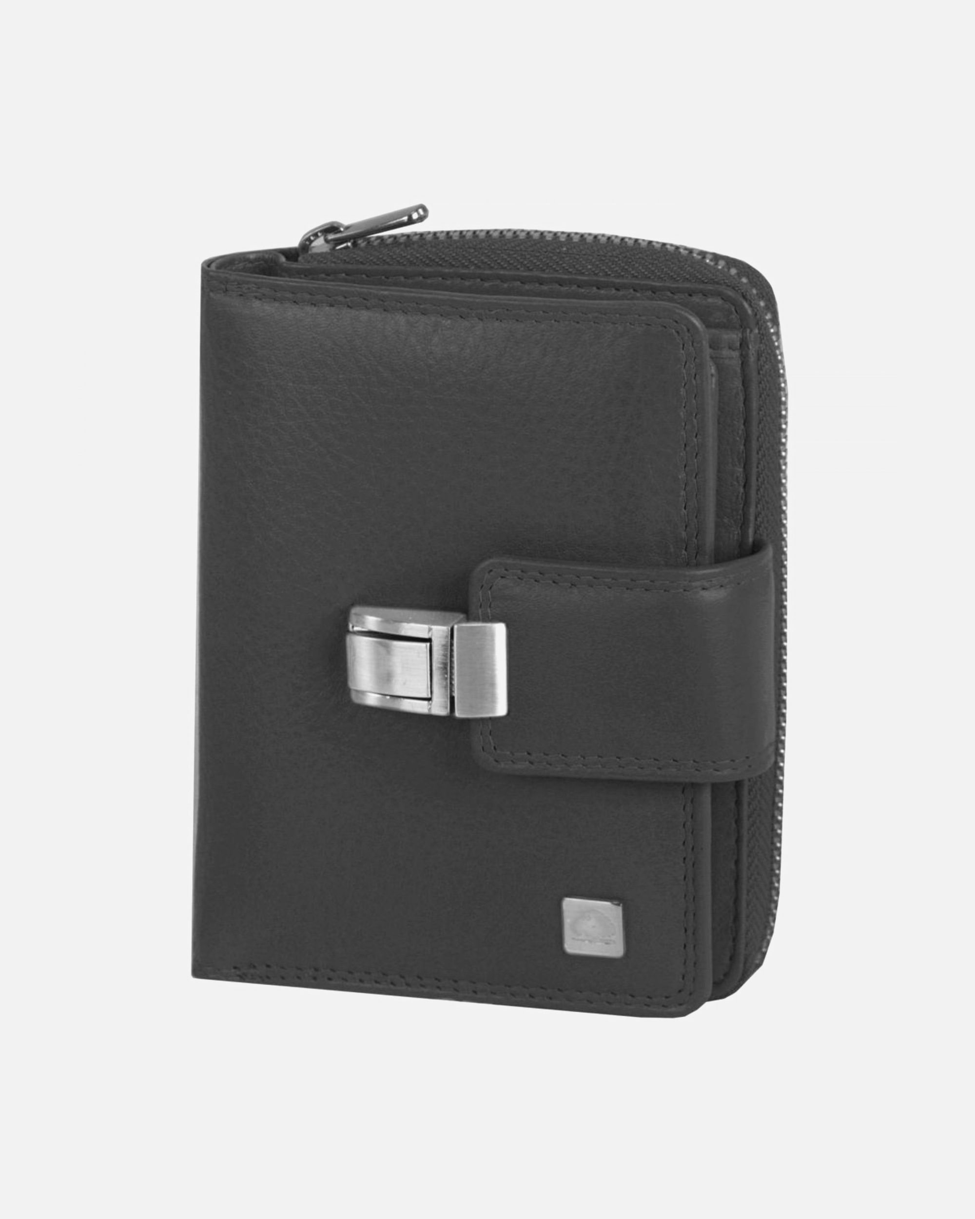 Portemonnaie für Weiblich Greenburry Spongy Damengeldbörse black