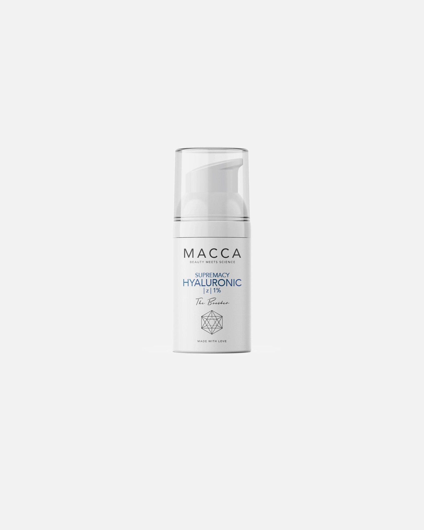 Feuchtigkeitsserum für Unisex Macca SUPREMACY HYALURONIC z 1% booster 30 ml