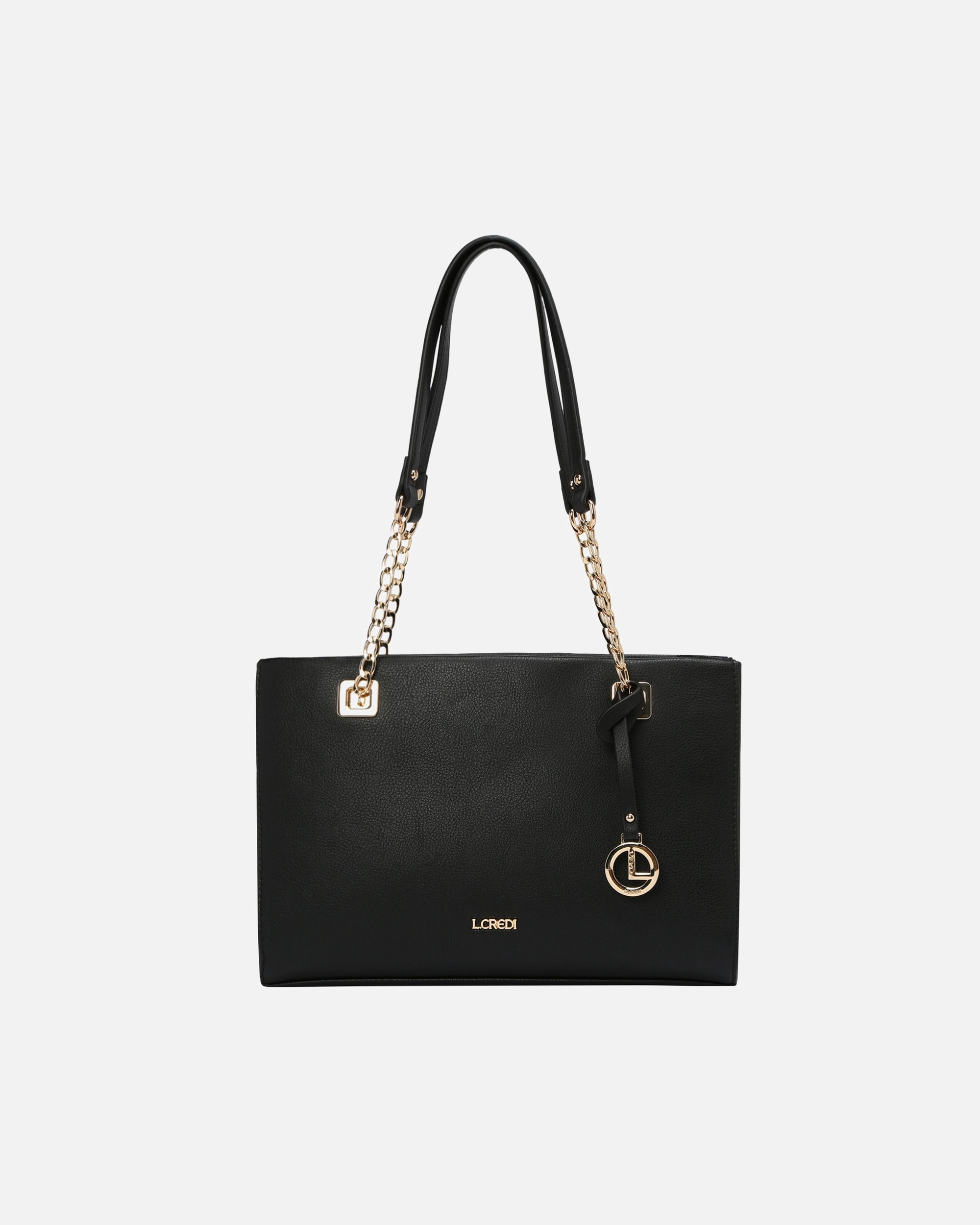 Tasche für Weiblich L.CREDI Karin Schultertasche schwarz