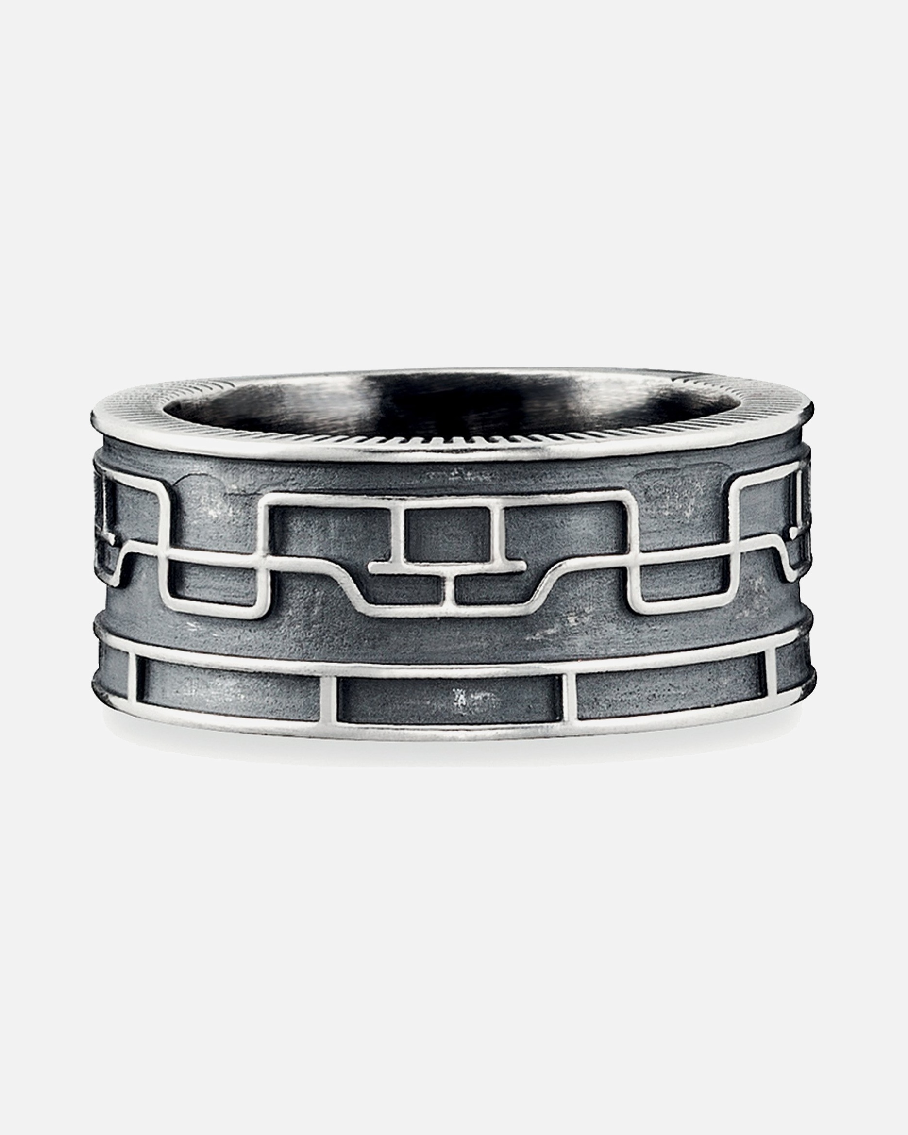 Ring für Männlich caï Cai Herren-Herrenring Culture Collector 925er Silber 60 32011508 64