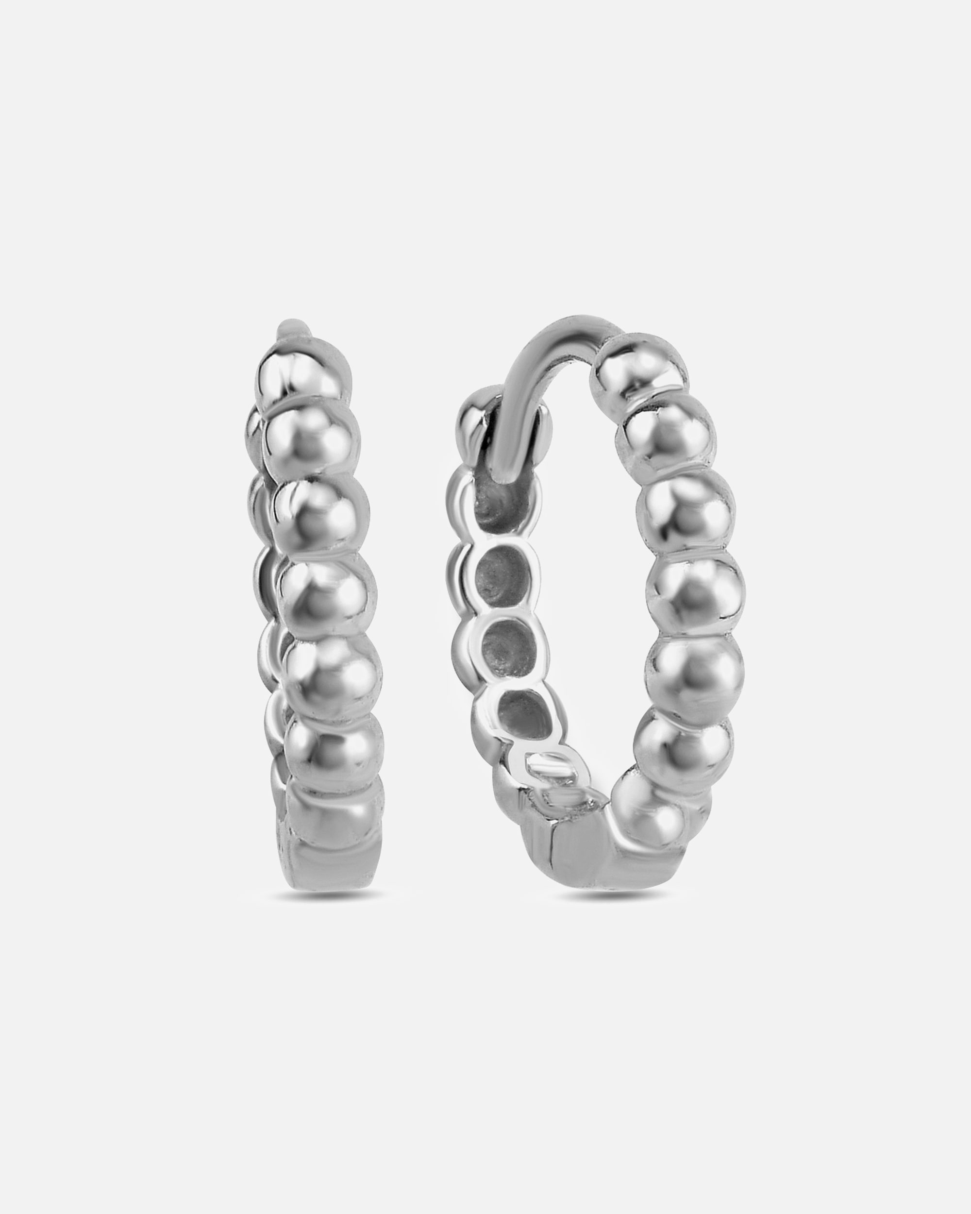 Creolen für Weiblich dKeniz Creolen 925/- Sterling Silber Zirkonia weiß Silber