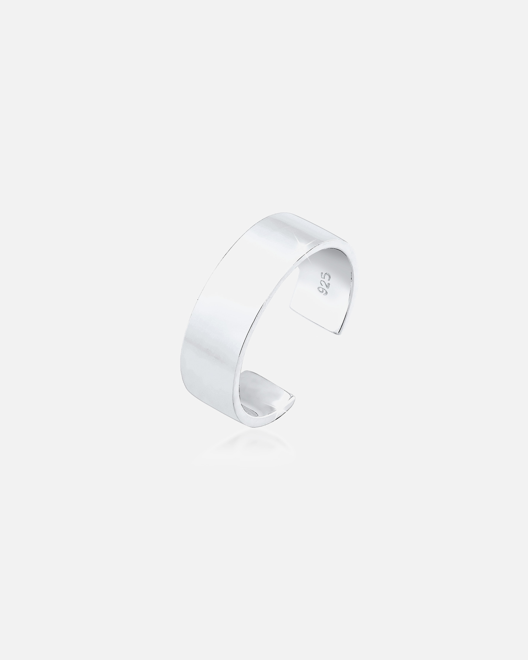 Ring für Weiblich Elli MIDI Geo Minimal Trend Basic 925 Sterling Silber 39