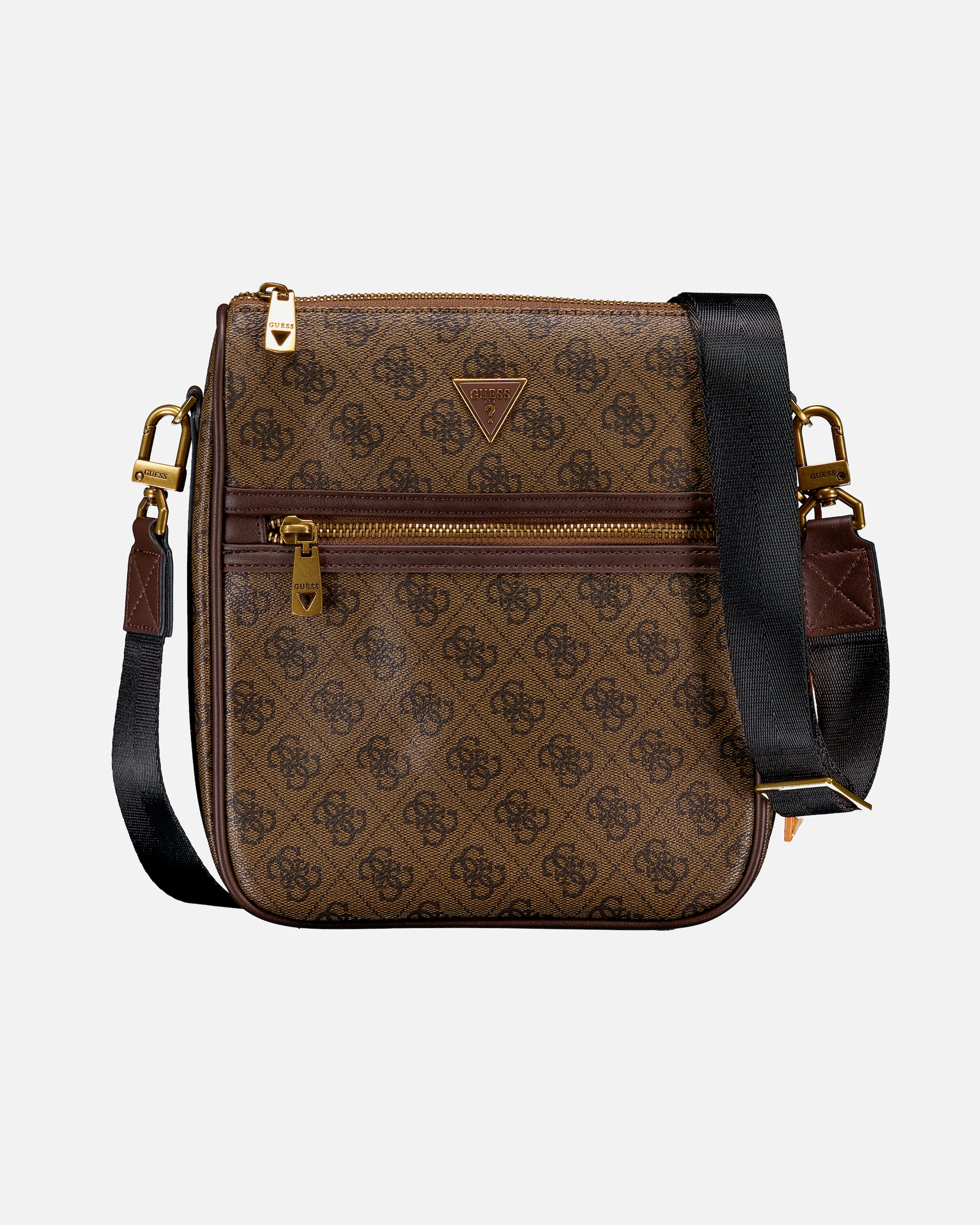 Tasche für Männlich Guess Milano Umhängetasche Coffee