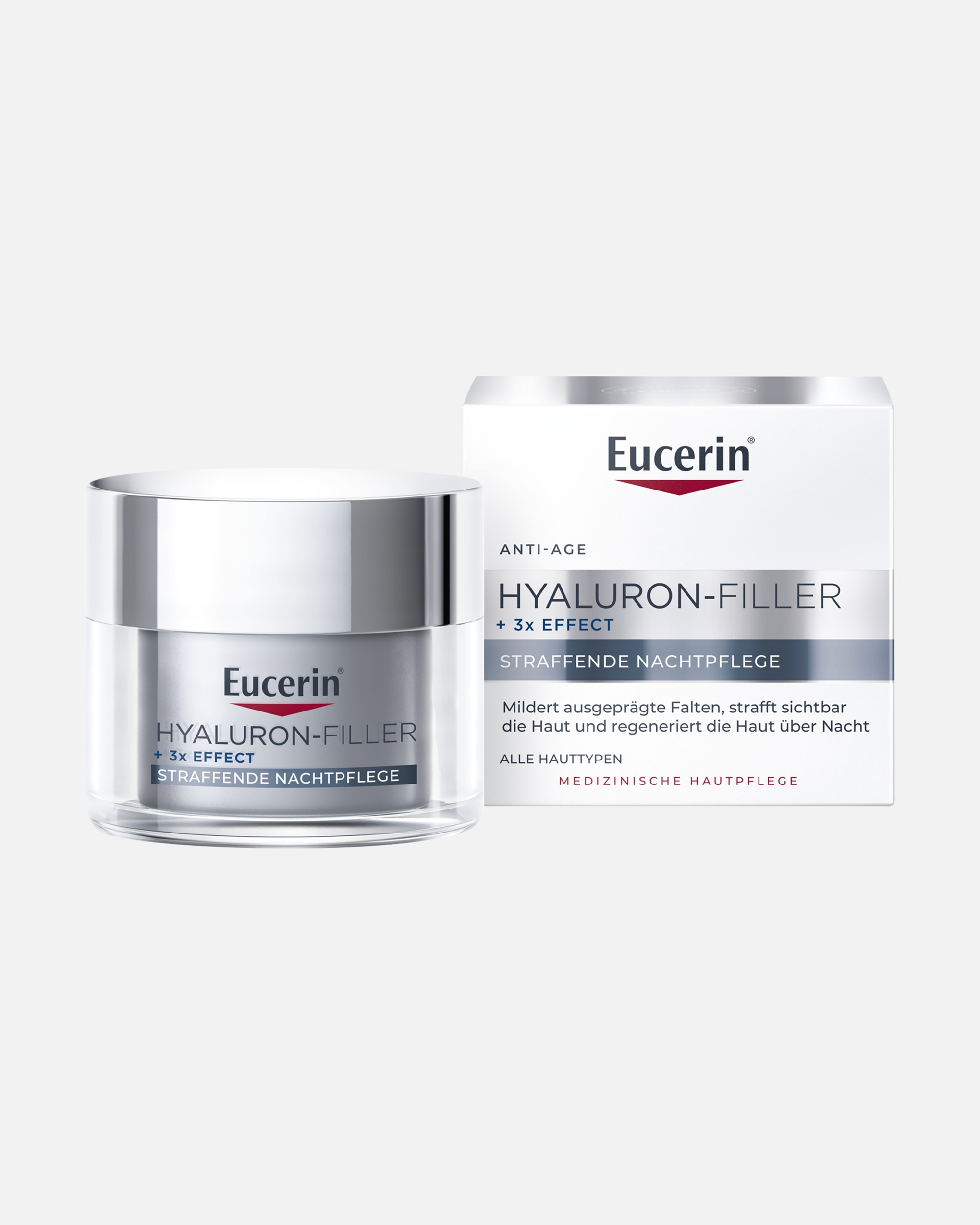 Anti-Aging Pflege für Unisex Eucerin Anti Age Hyaluron Filler Nachtpflege Refill 50 ml