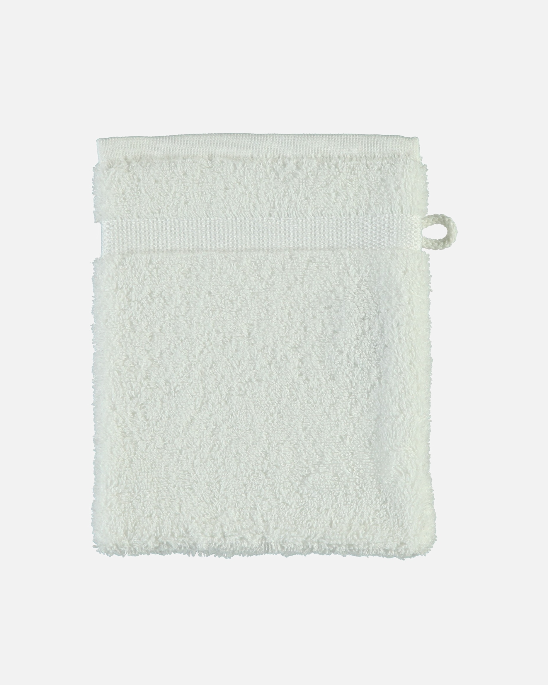 Handtuch für Unisex Rhomtuft Rhomtuft Handtücher Princess weiss - 01 Waschhandschuh 16x22 cm