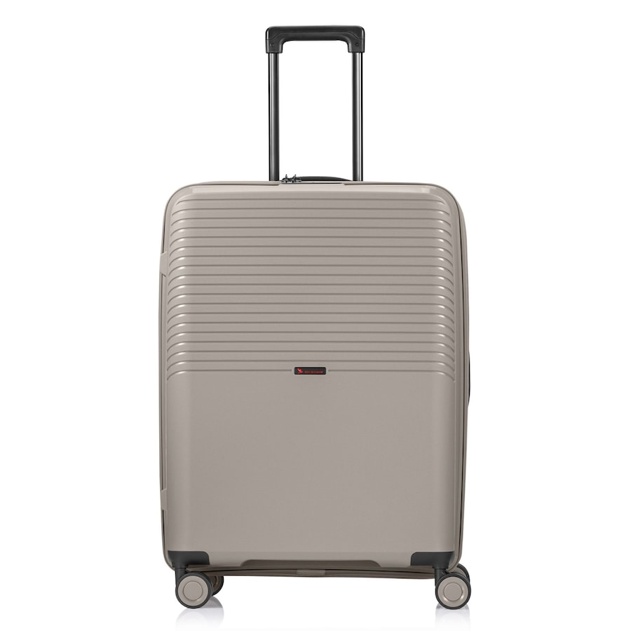 Pack Easy Jet 4 Rollen Trolley 64 cm mit Dehnfalte taupe Grau Herren