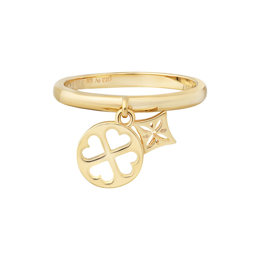 caï Ring 925/- Sterling Silber ohne Stein 060 (19,1) Damen