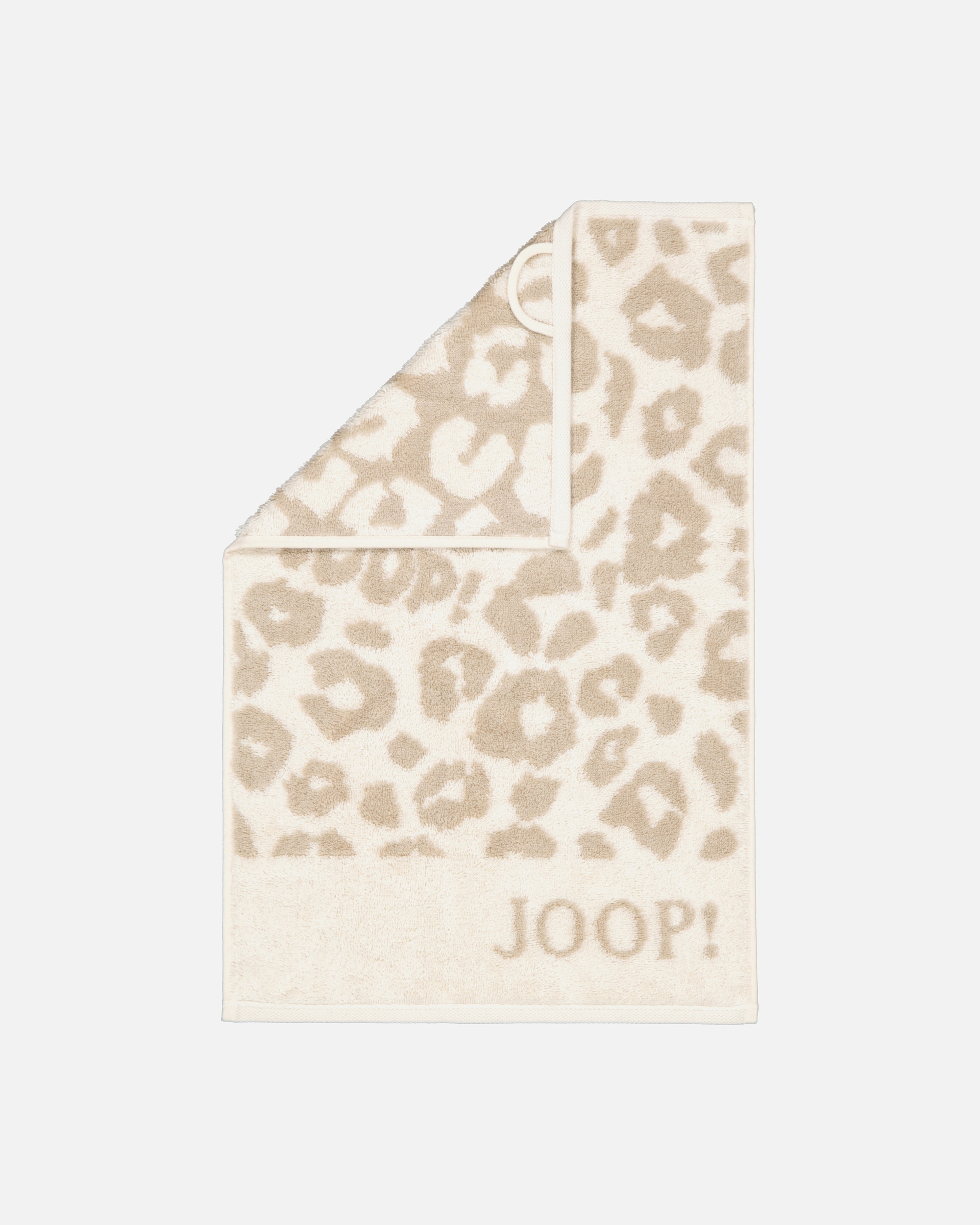 Handtuch für Unisex JOOP! JOOP! Handtücher Leo Allover 1707 creme - 36 Gästetuch 30x50 cm